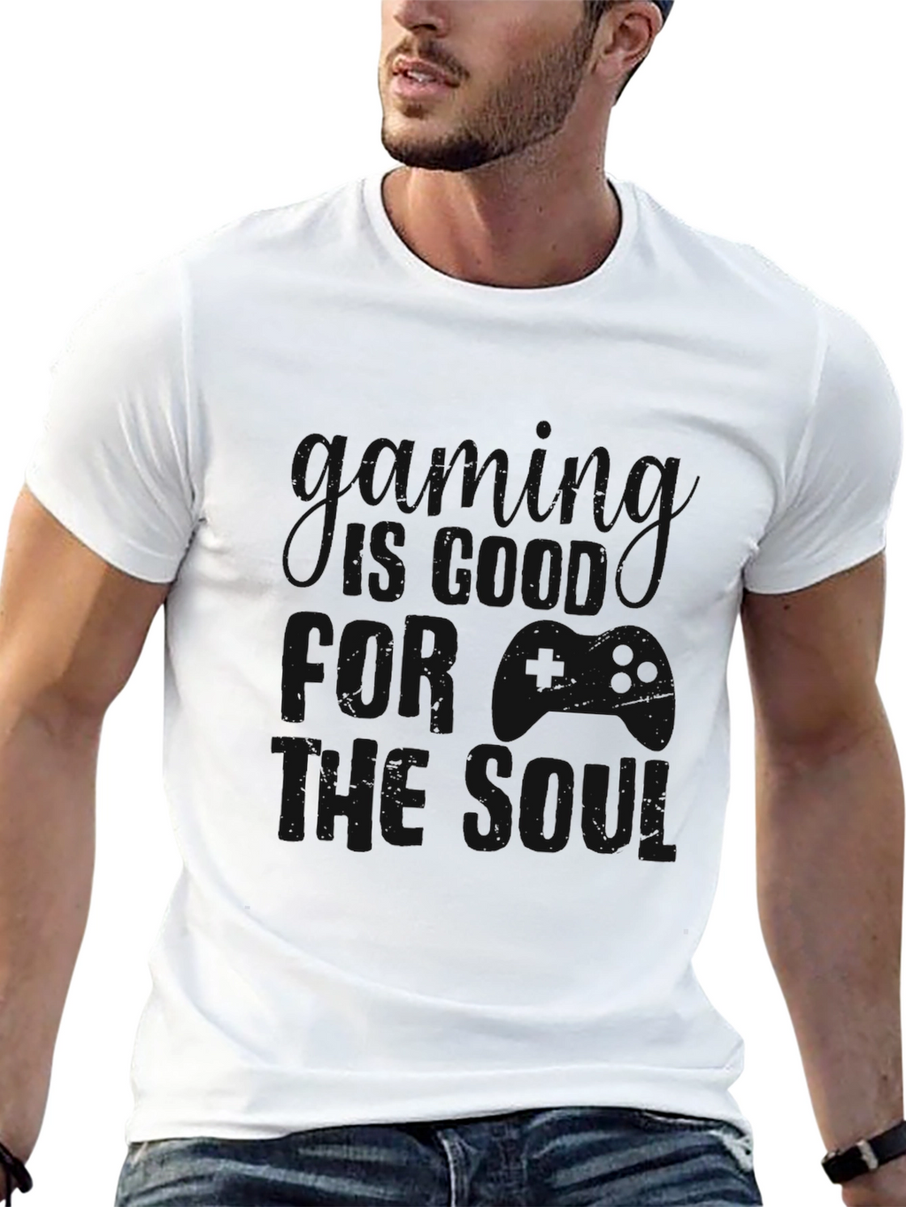 Gamer Soul Black T-Shirt - Play to Live