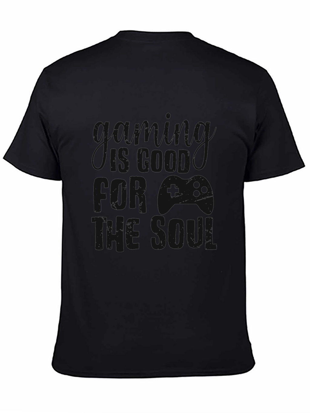 Gamer Soul Black T-Shirt - Play to Live