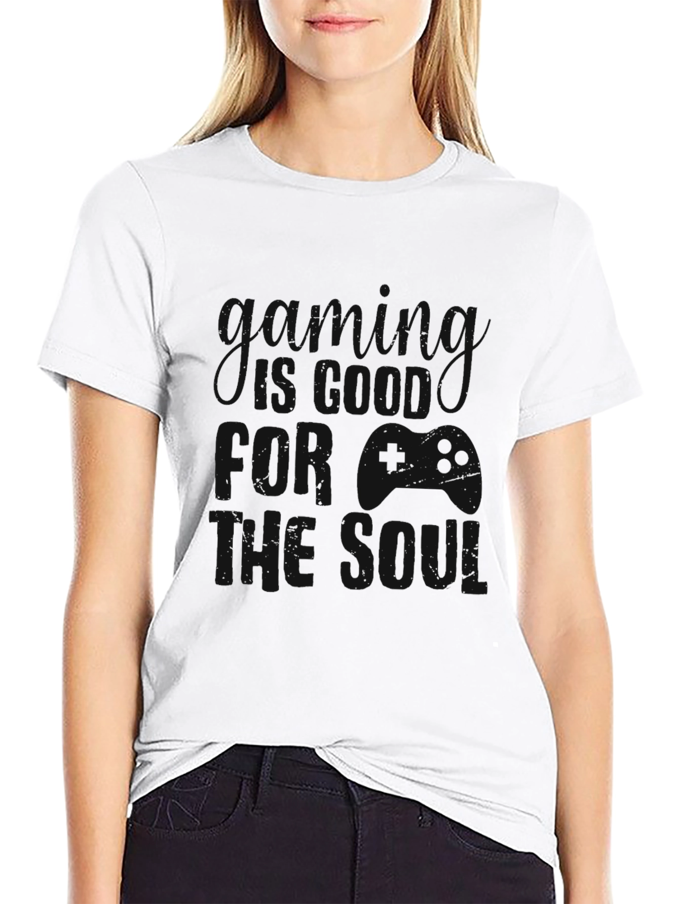 Gamer Soul Black T-Shirt - Play to Live