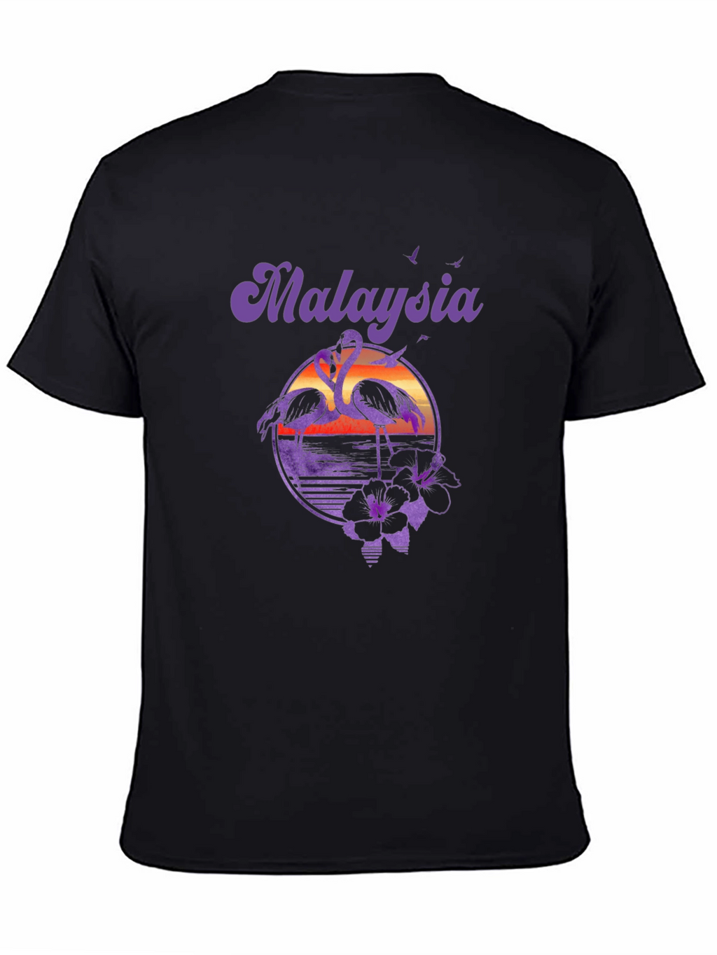 Malaysia Flamingo Graphic Tee - Tropical Vacation Shirt