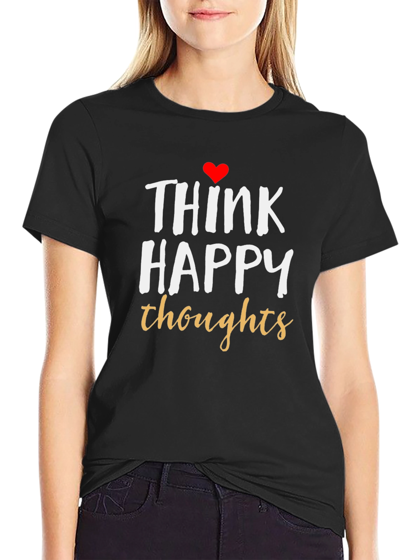 Think Happy Thoughts Graphic T-Shirt