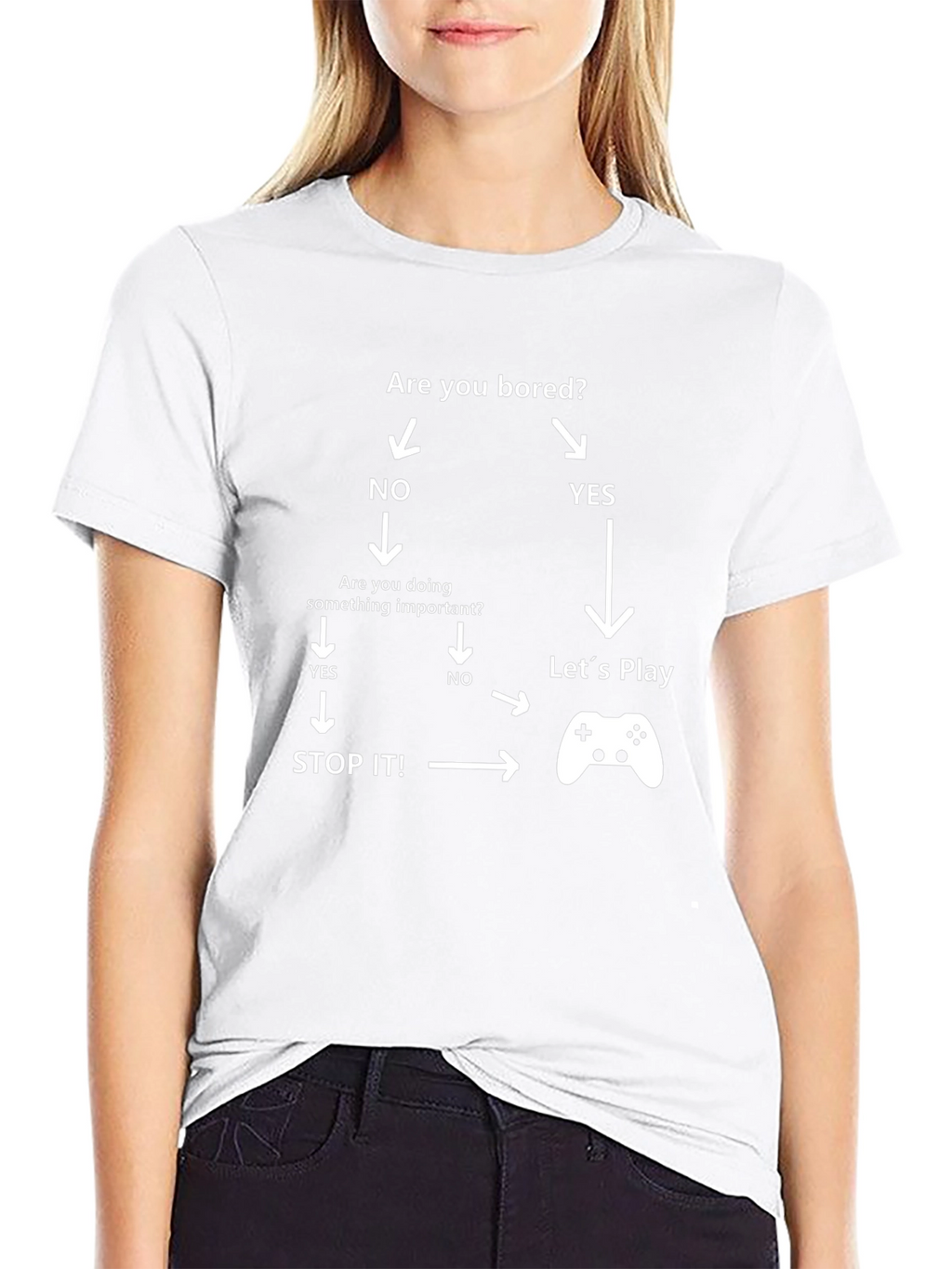 Funny Gamer T-Shirt - Are You Bored? Play!