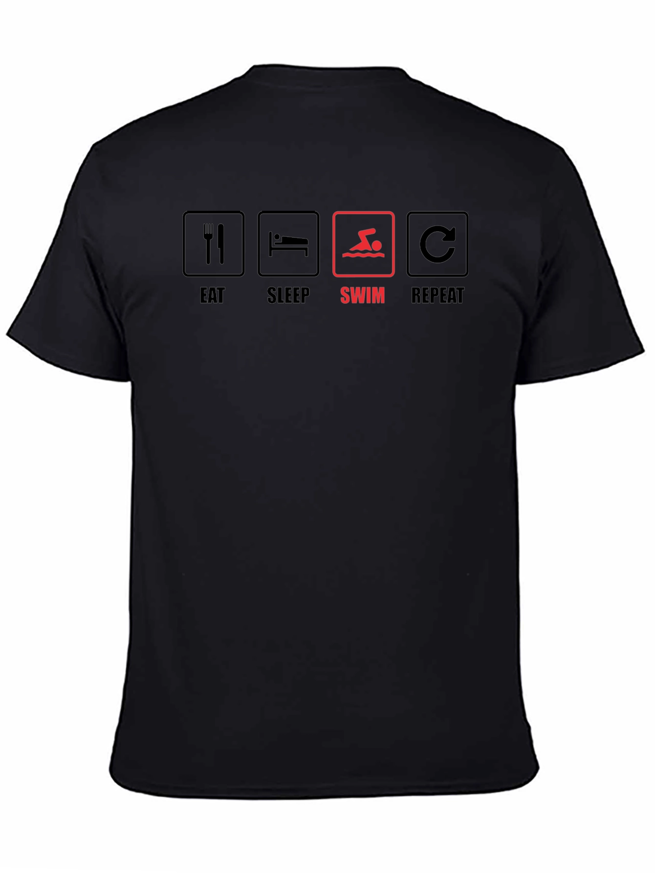 Eat Sleep Swim Repeat Graphic T-Shirt