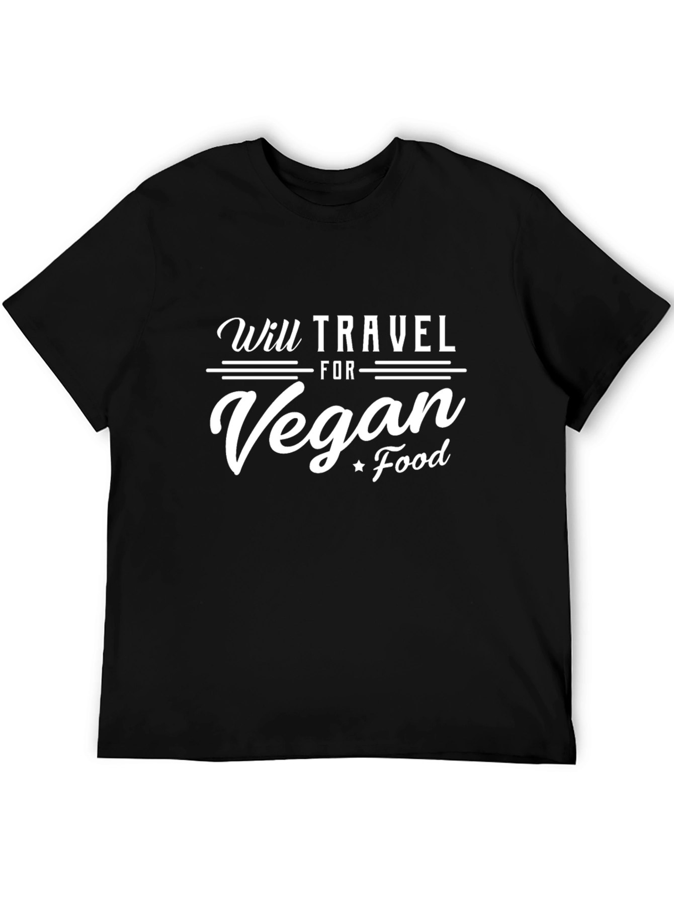 Vegan Food T-Shirt - Will Travel for Vegan Food