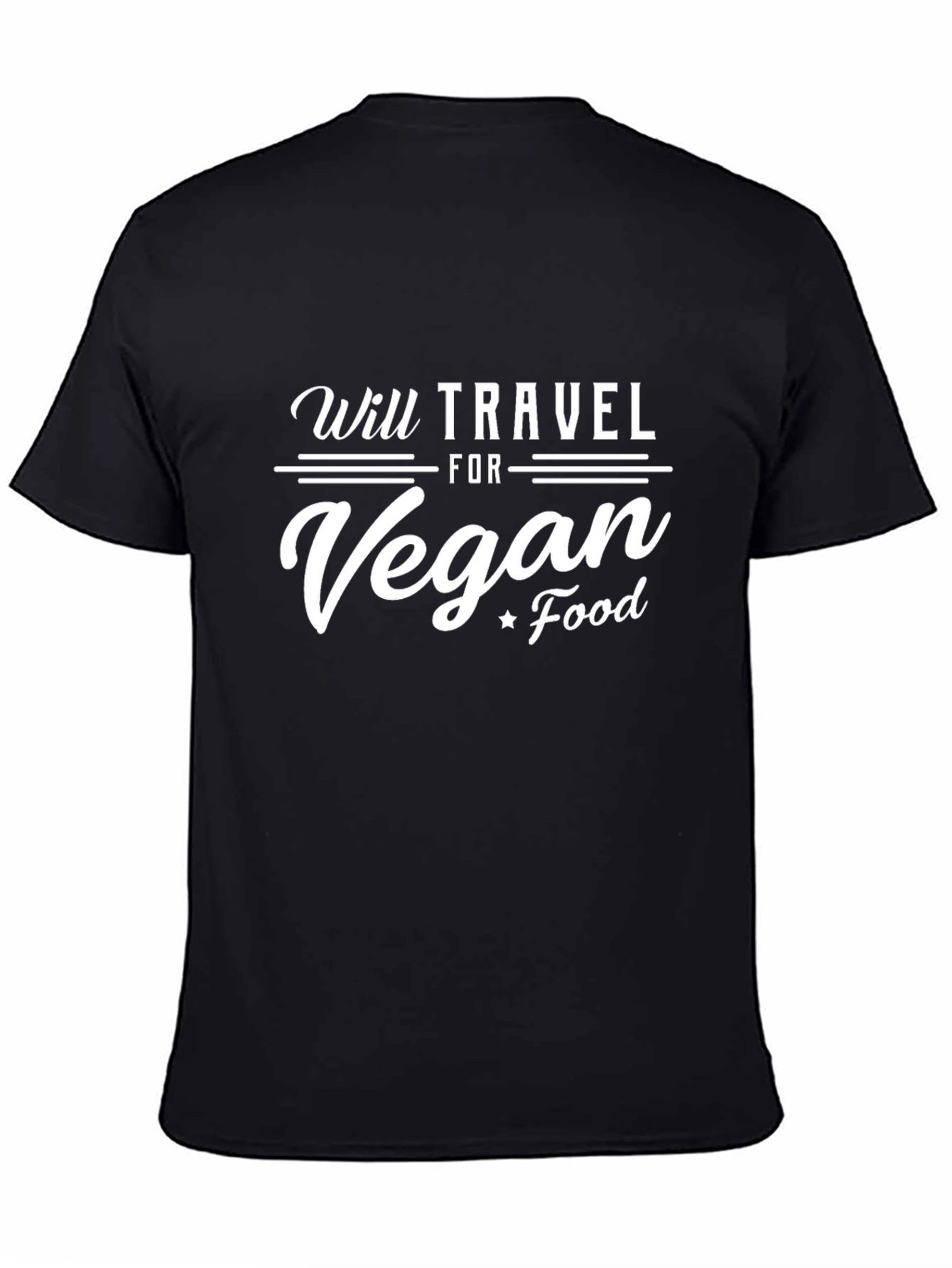 Vegan Food T-Shirt - Will Travel for Vegan Food