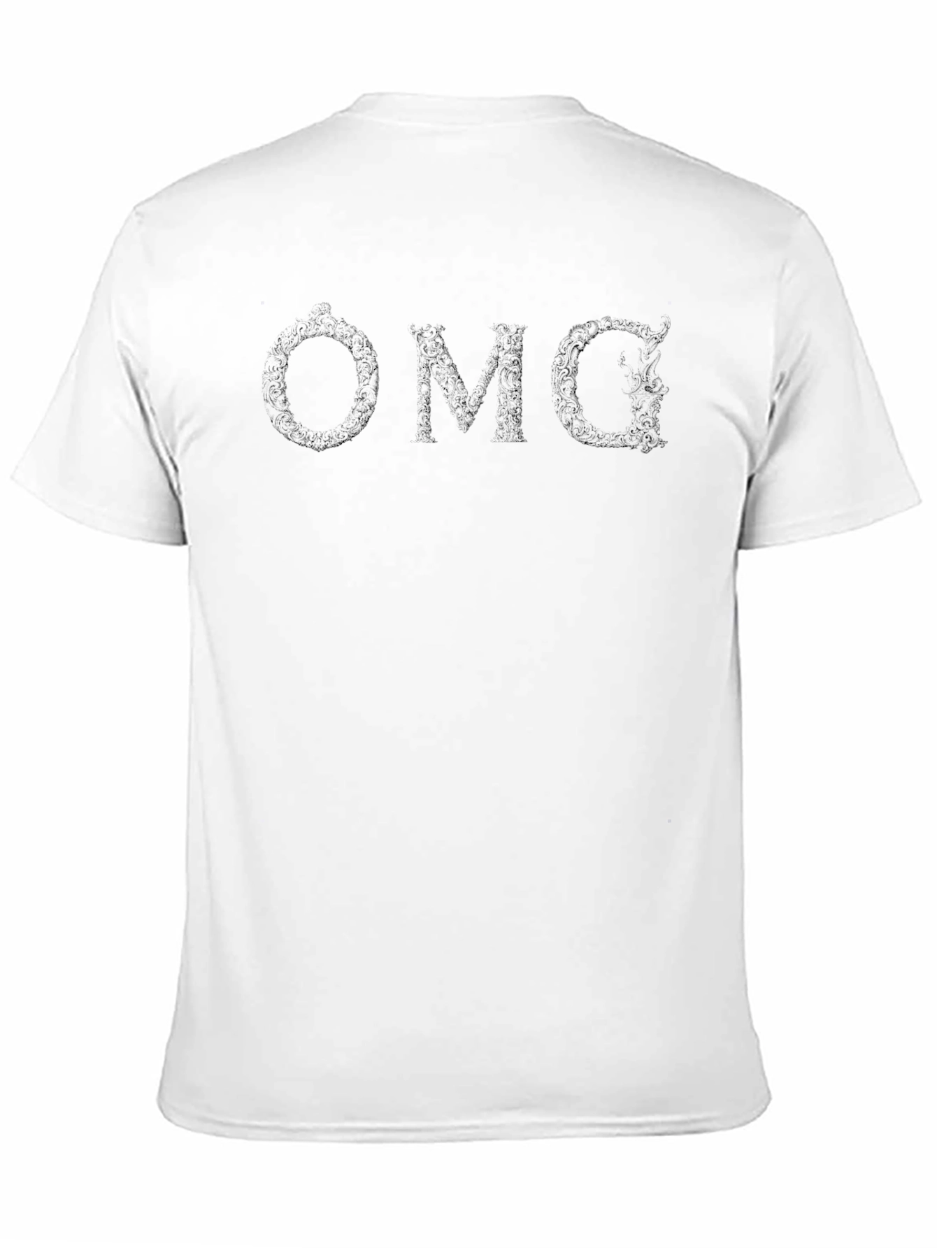 Black OMG Graphic Tee - Stylish Casual Wear