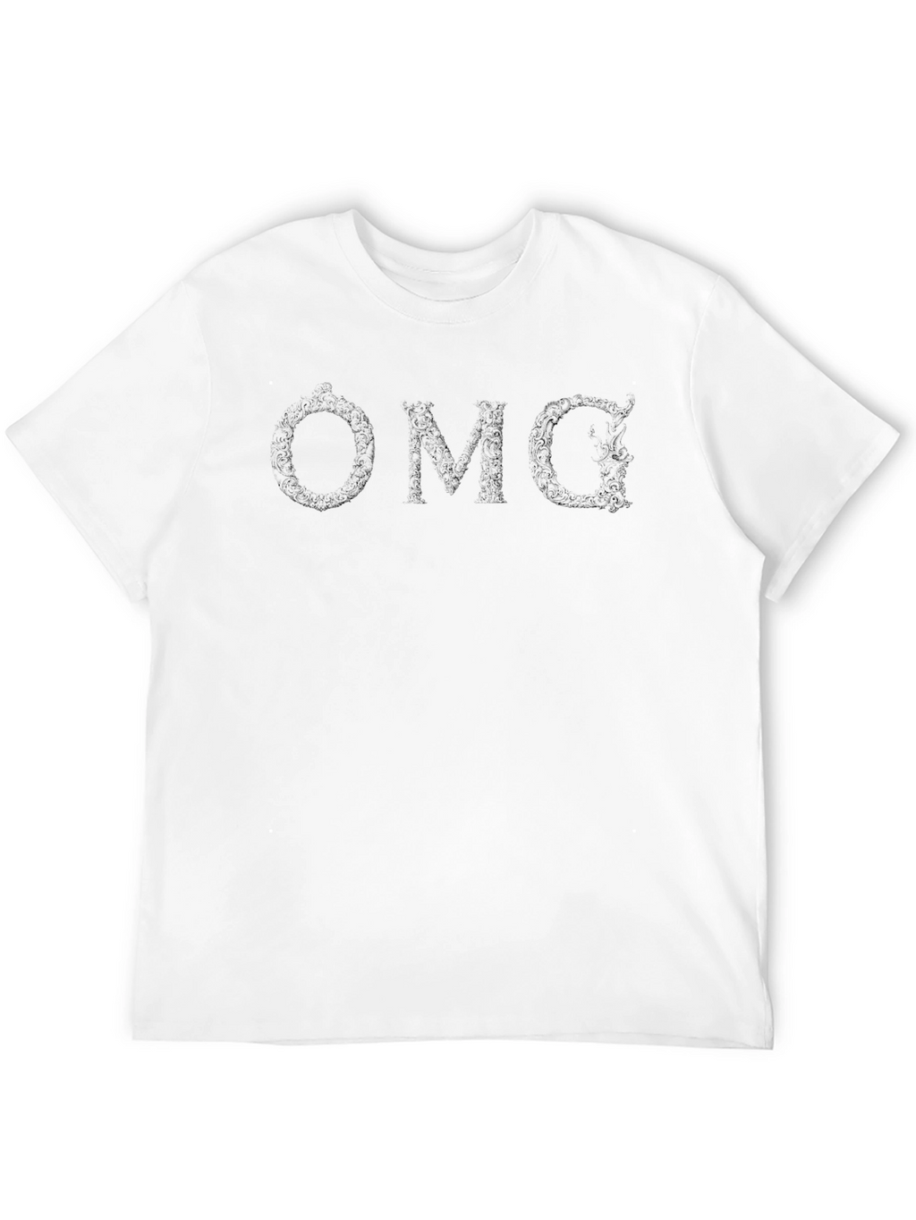 Black OMG Graphic Tee - Stylish Casual Wear