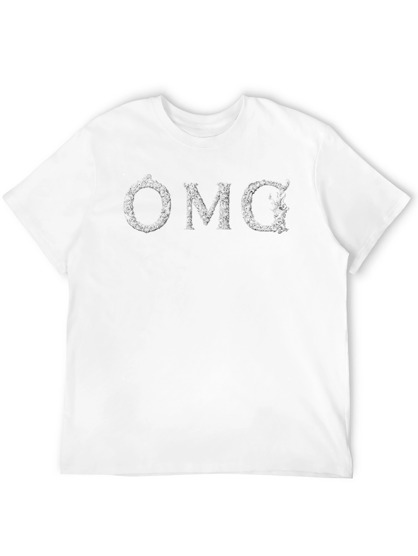 Black OMG Graphic Tee - Stylish Casual Wear