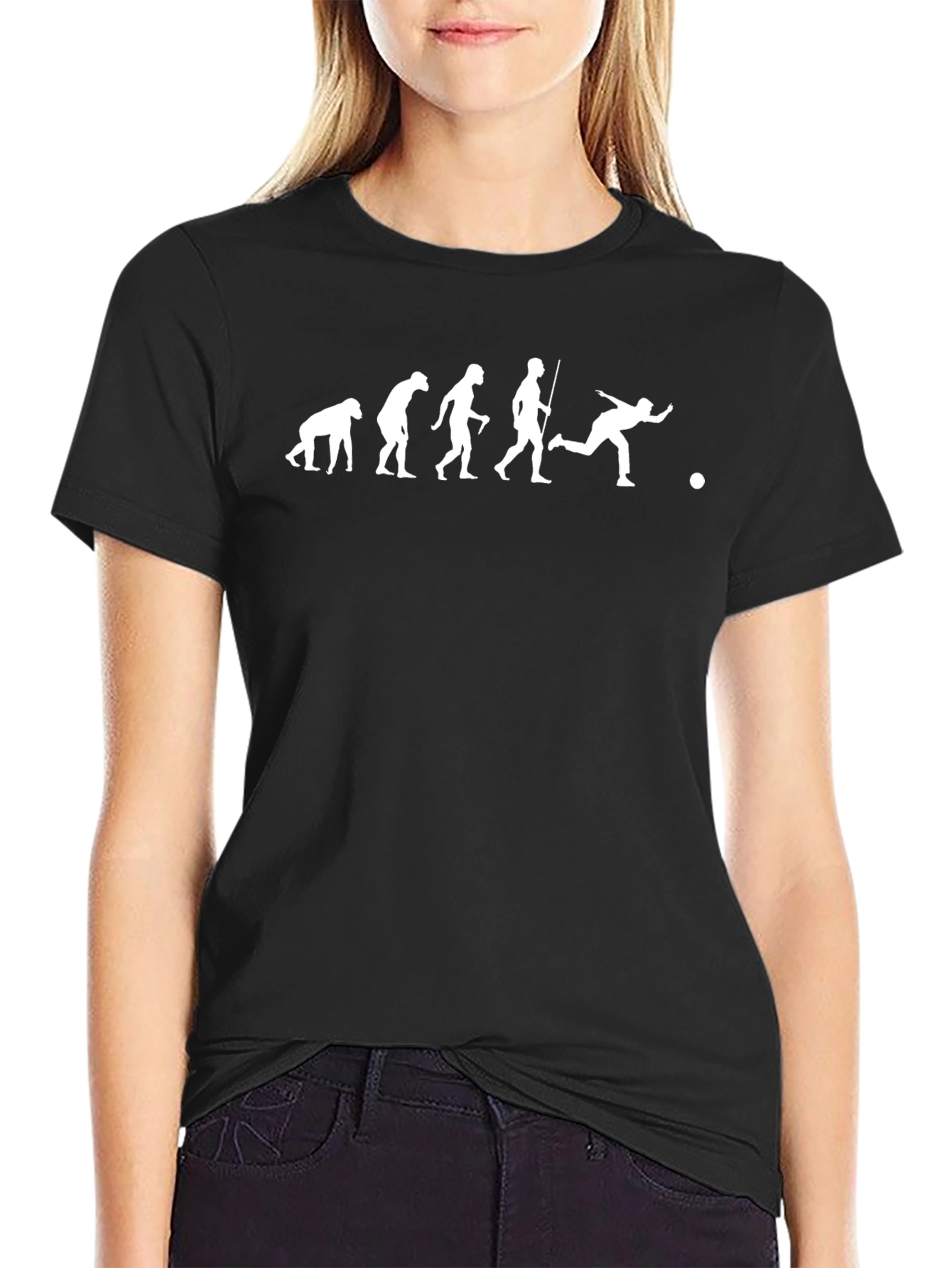Evolution of Lawn Bowls T-Shirt