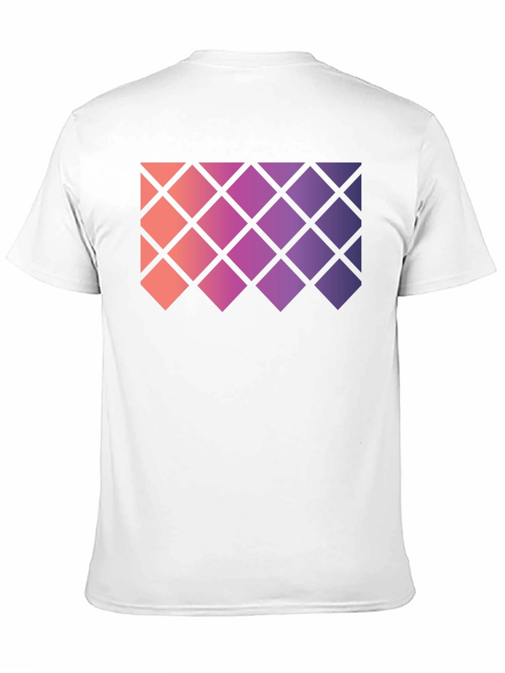 Geometric Gradient Rhombus Tee