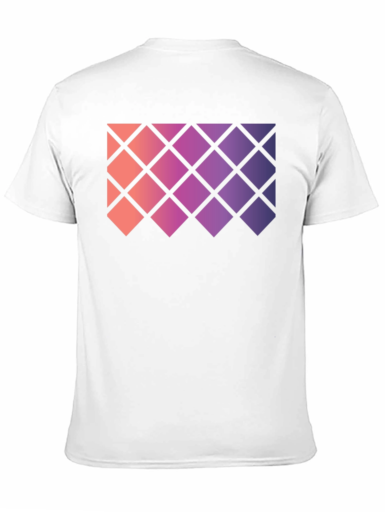 Geometric Gradient Rhombus Tee