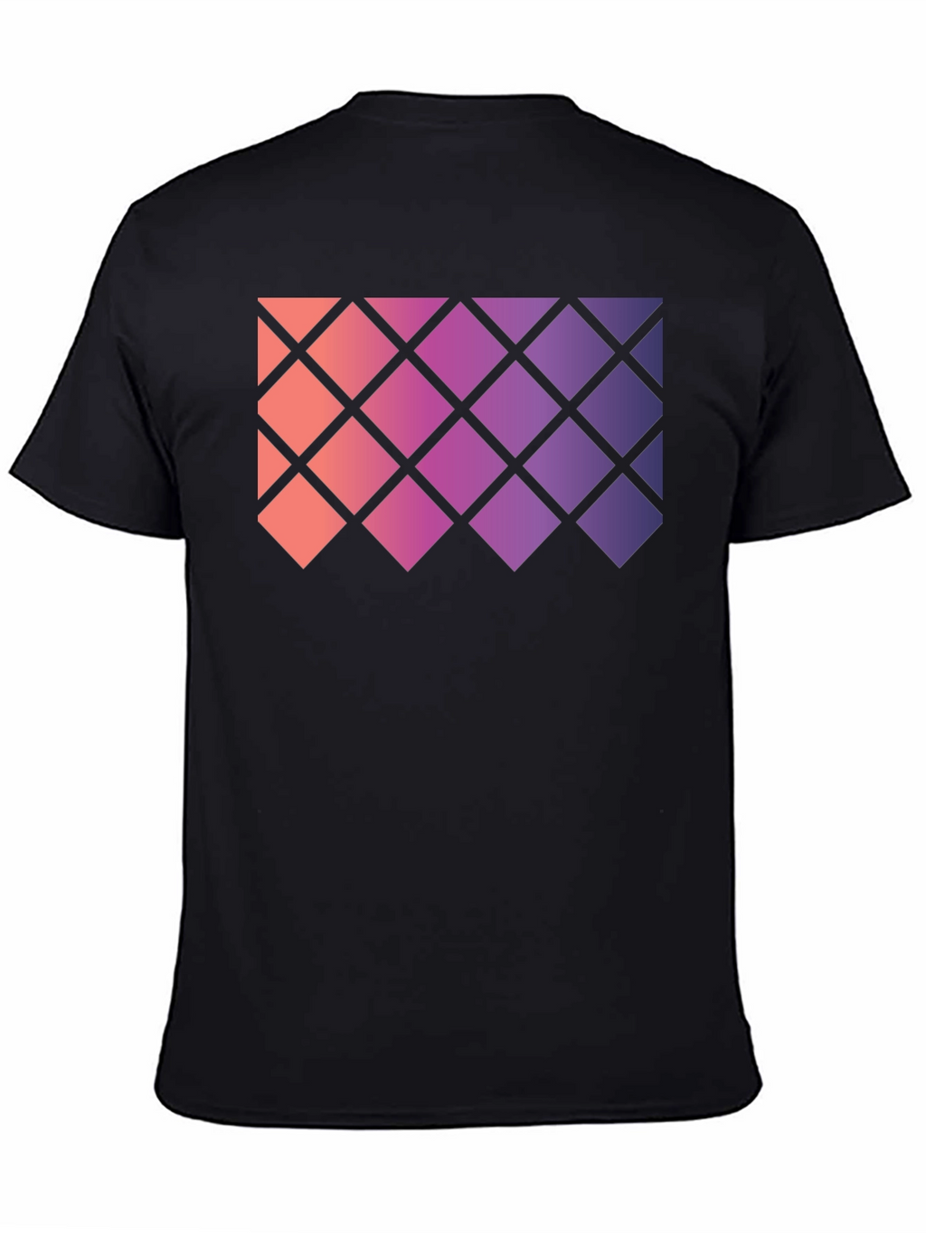 Geometric Gradient Rhombus Tee