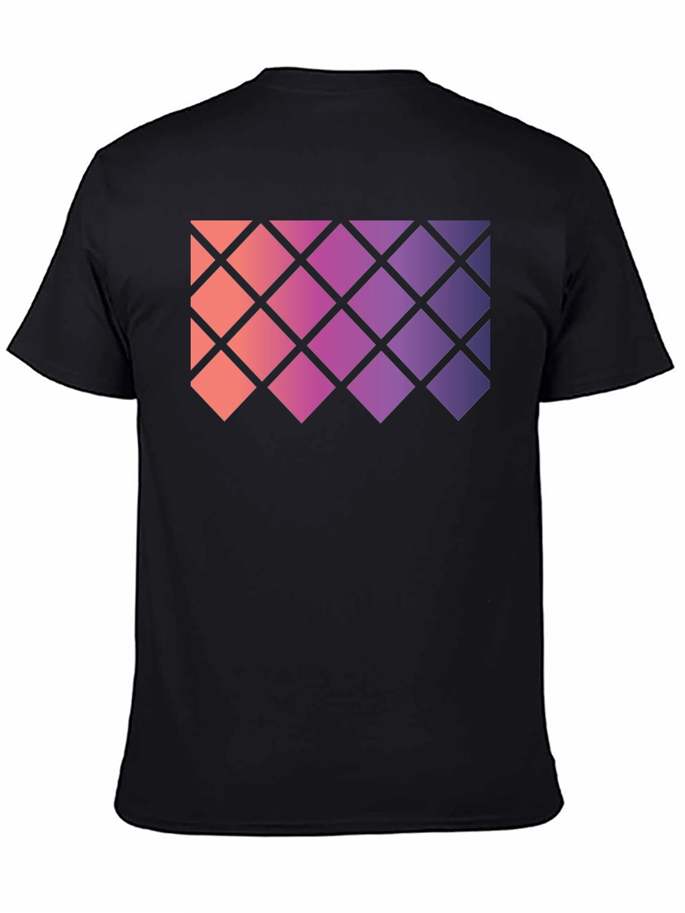 Geometric Gradient Rhombus Tee