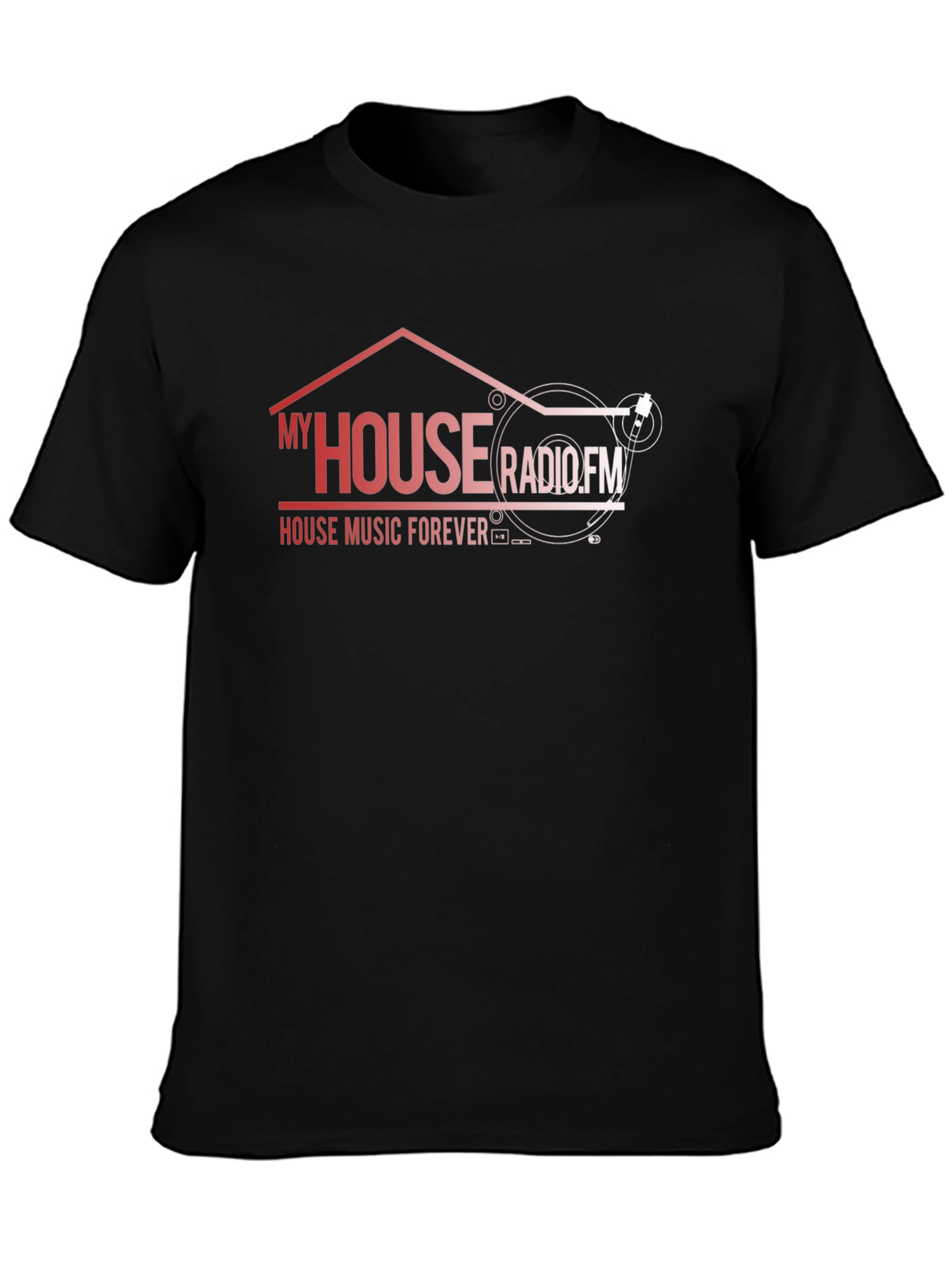 My House Radio.FM Graphic T-Shirt - House Music Forever