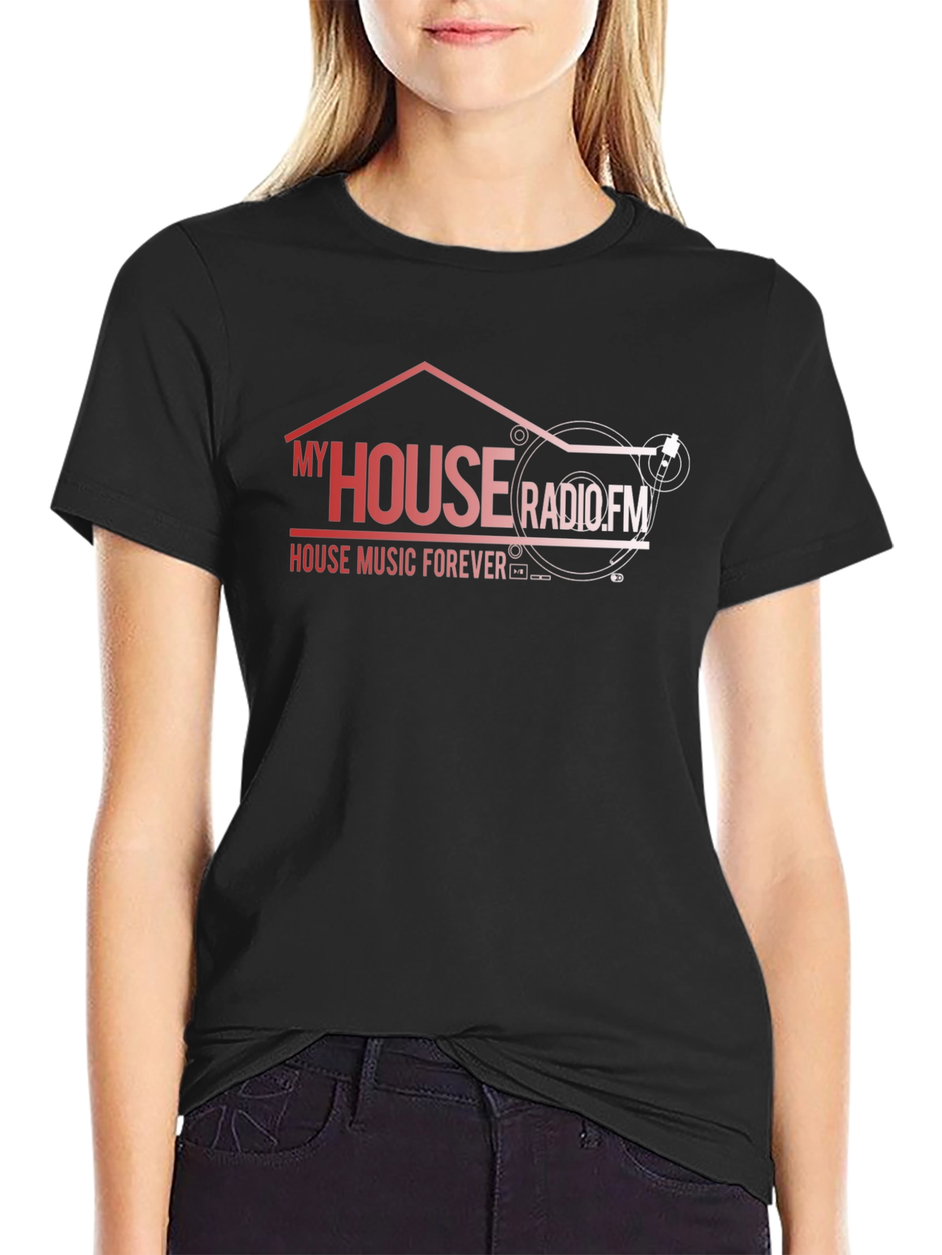 My House Radio.FM Graphic T-Shirt - House Music Forever