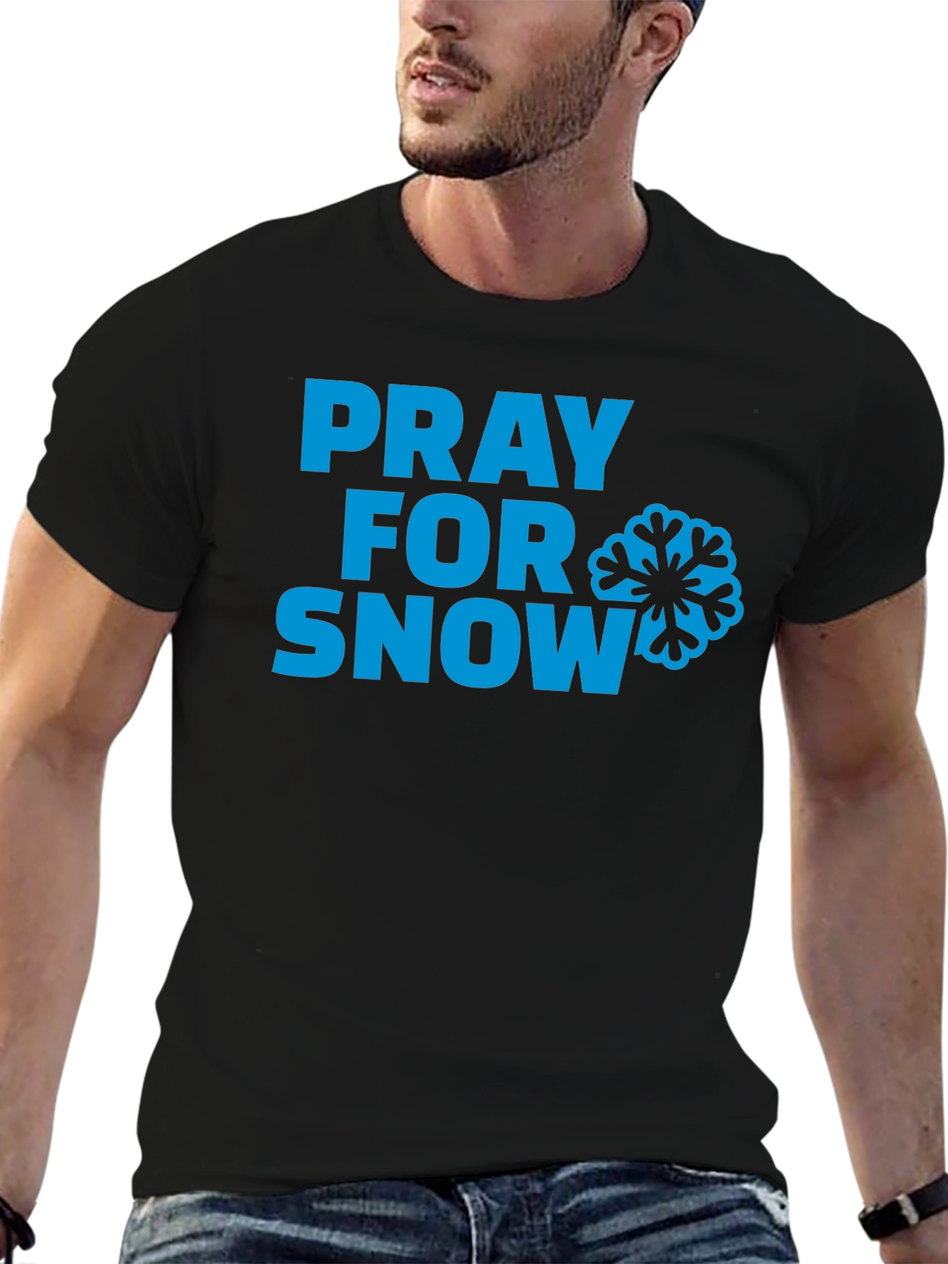Pray For Snow Graphic Tee