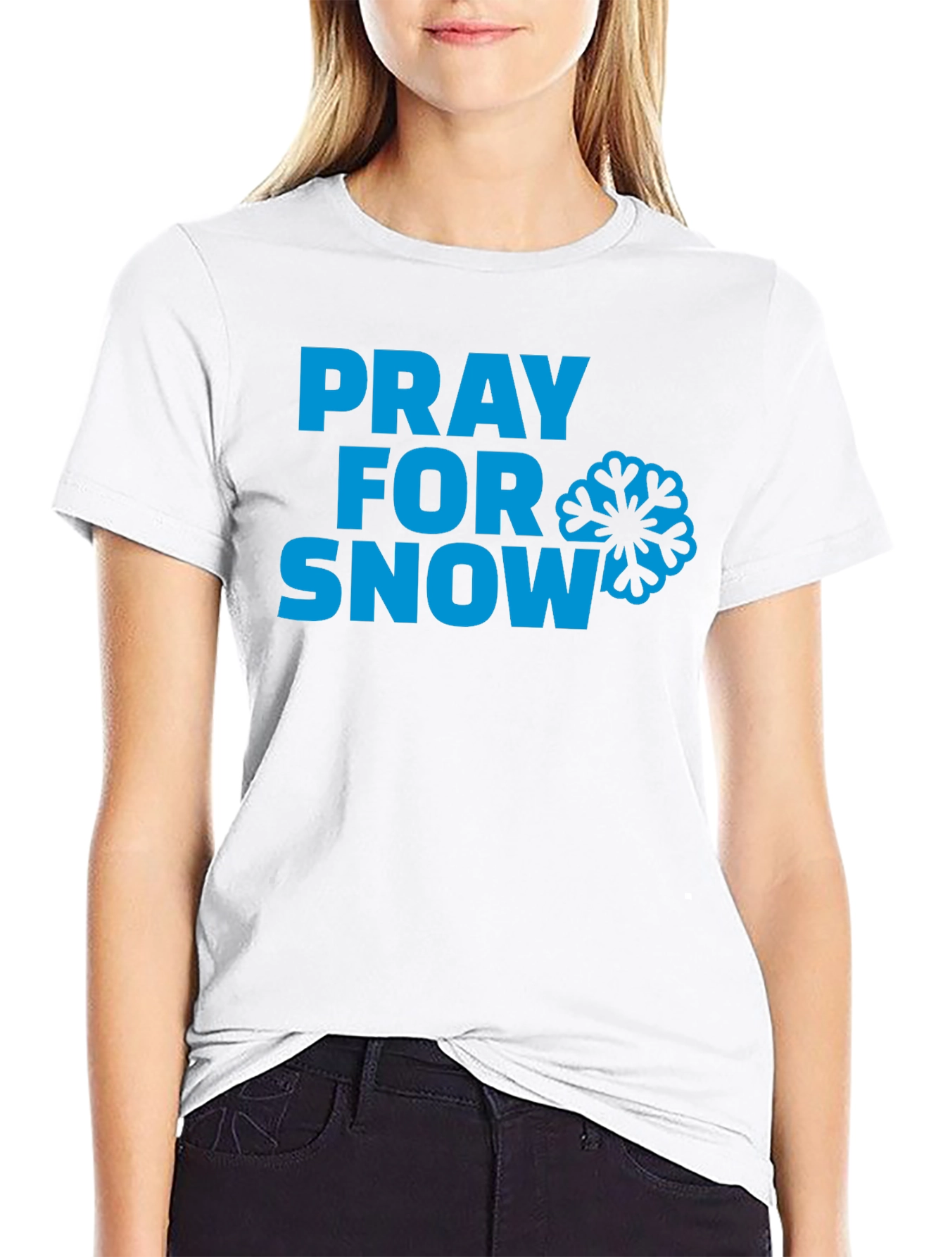 Pray For Snow Graphic Tee