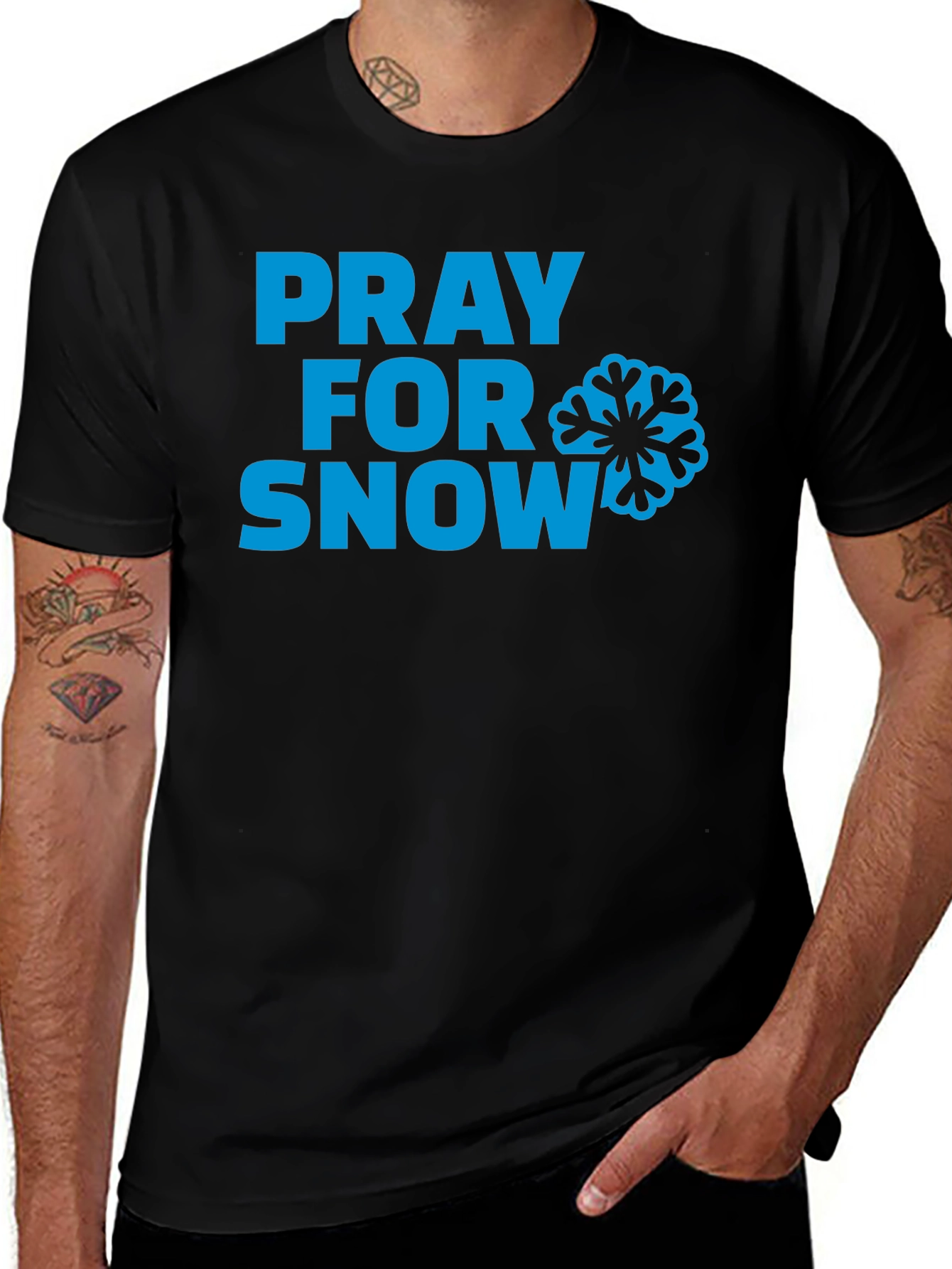 Pray For Snow Graphic Tee