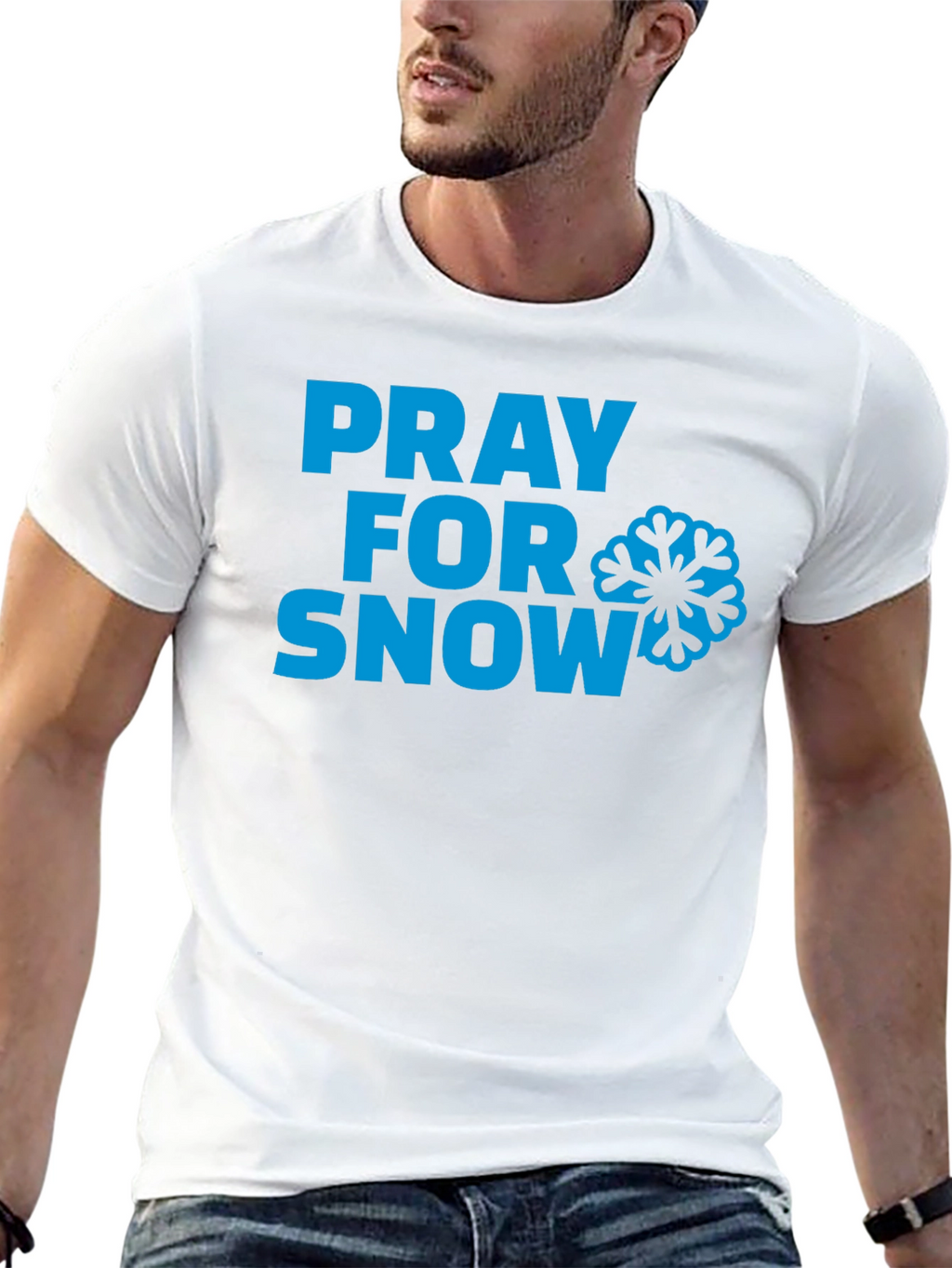 Pray For Snow Graphic Tee