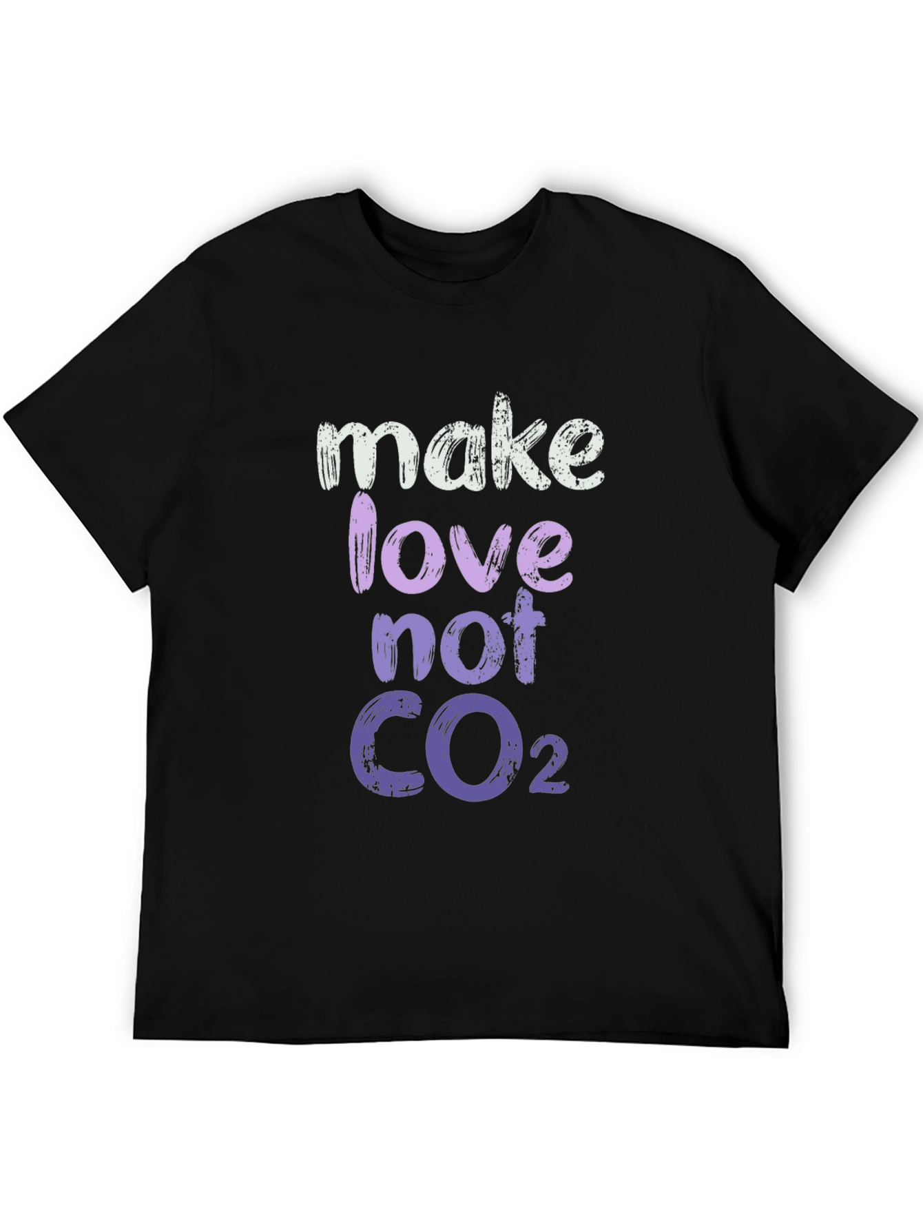 Make Love Not CO2 Graphic Tee - Eco-Friendly Fashion