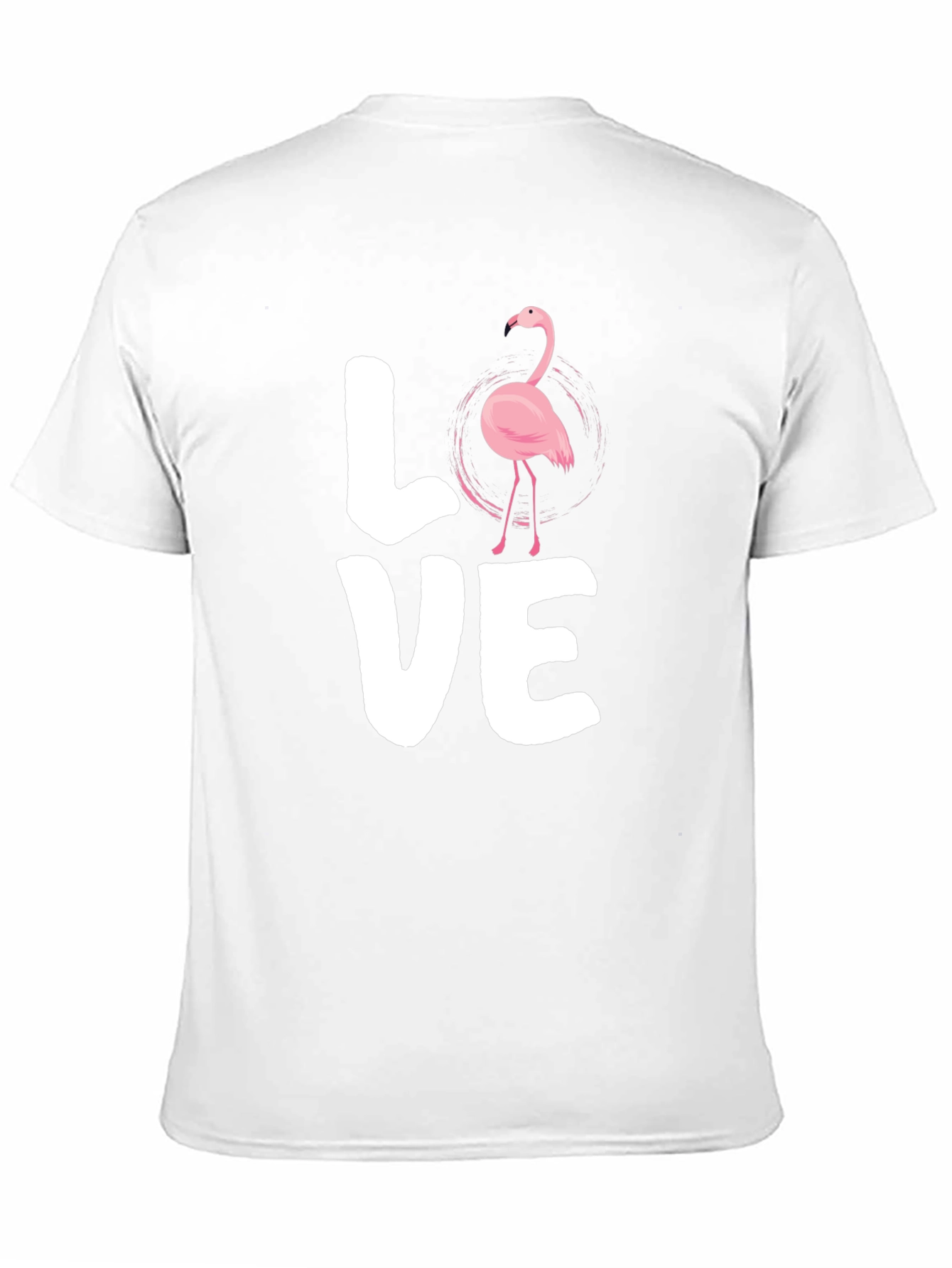 Flamingo Love Graphic Tee - Trendy Casual Shirt