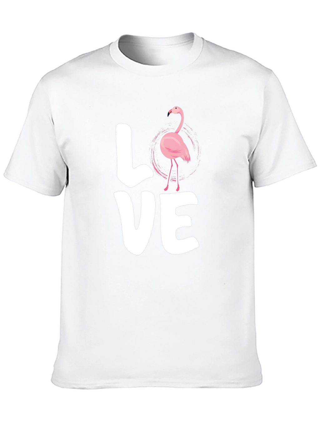 Flamingo Love Graphic Tee - Trendy Casual Shirt