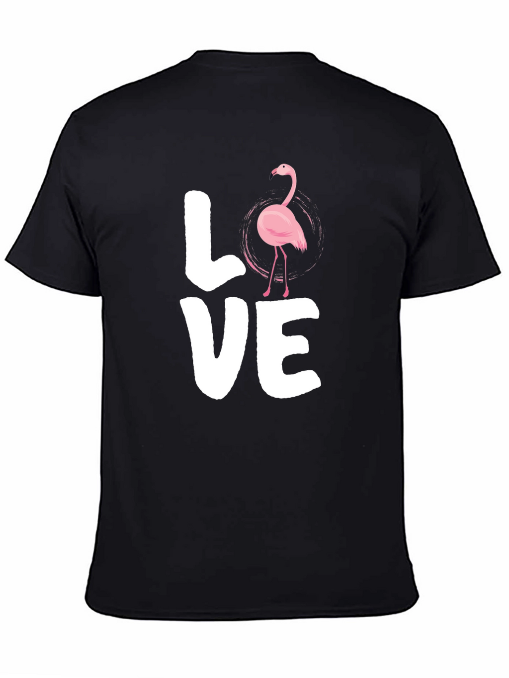 Flamingo Love Graphic Tee - Trendy Casual Shirt