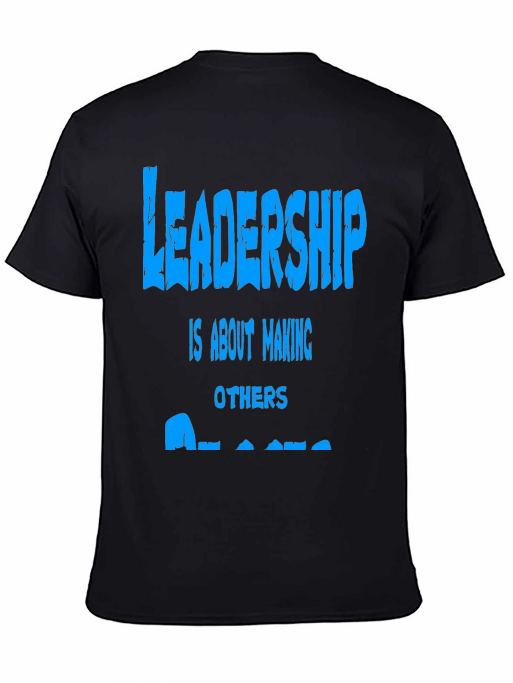 Leadership Graphic Print Tee - Black