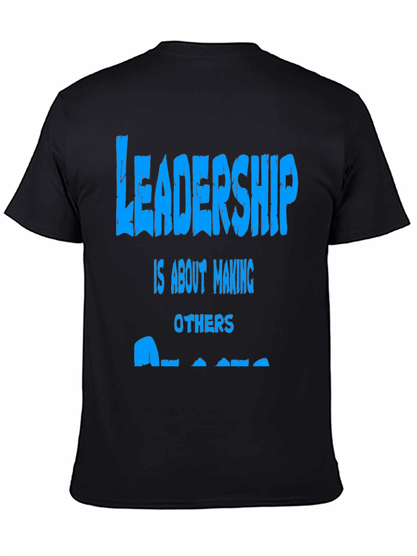 Leadership Graphic Print Tee - Black