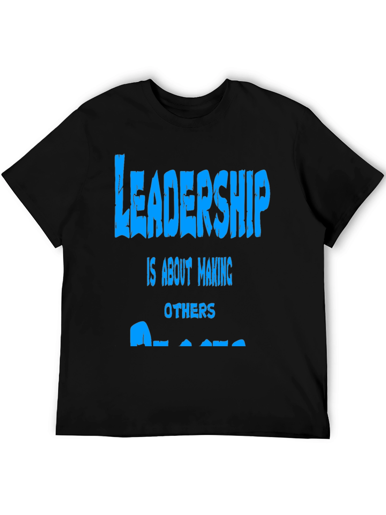 Leadership Graphic Print Tee - Black