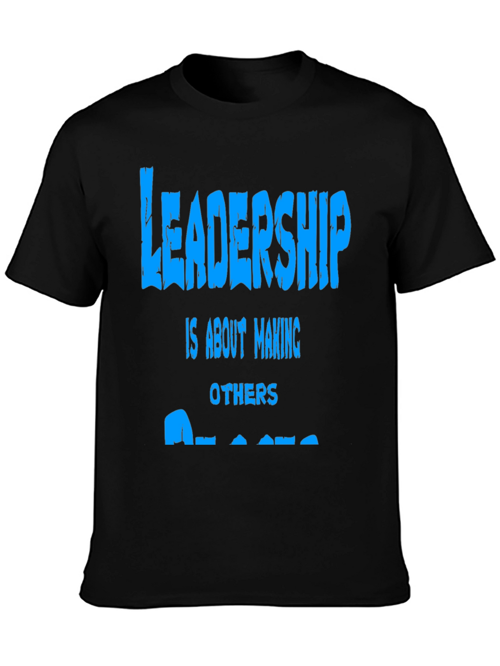 Leadership Graphic Print Tee - Black