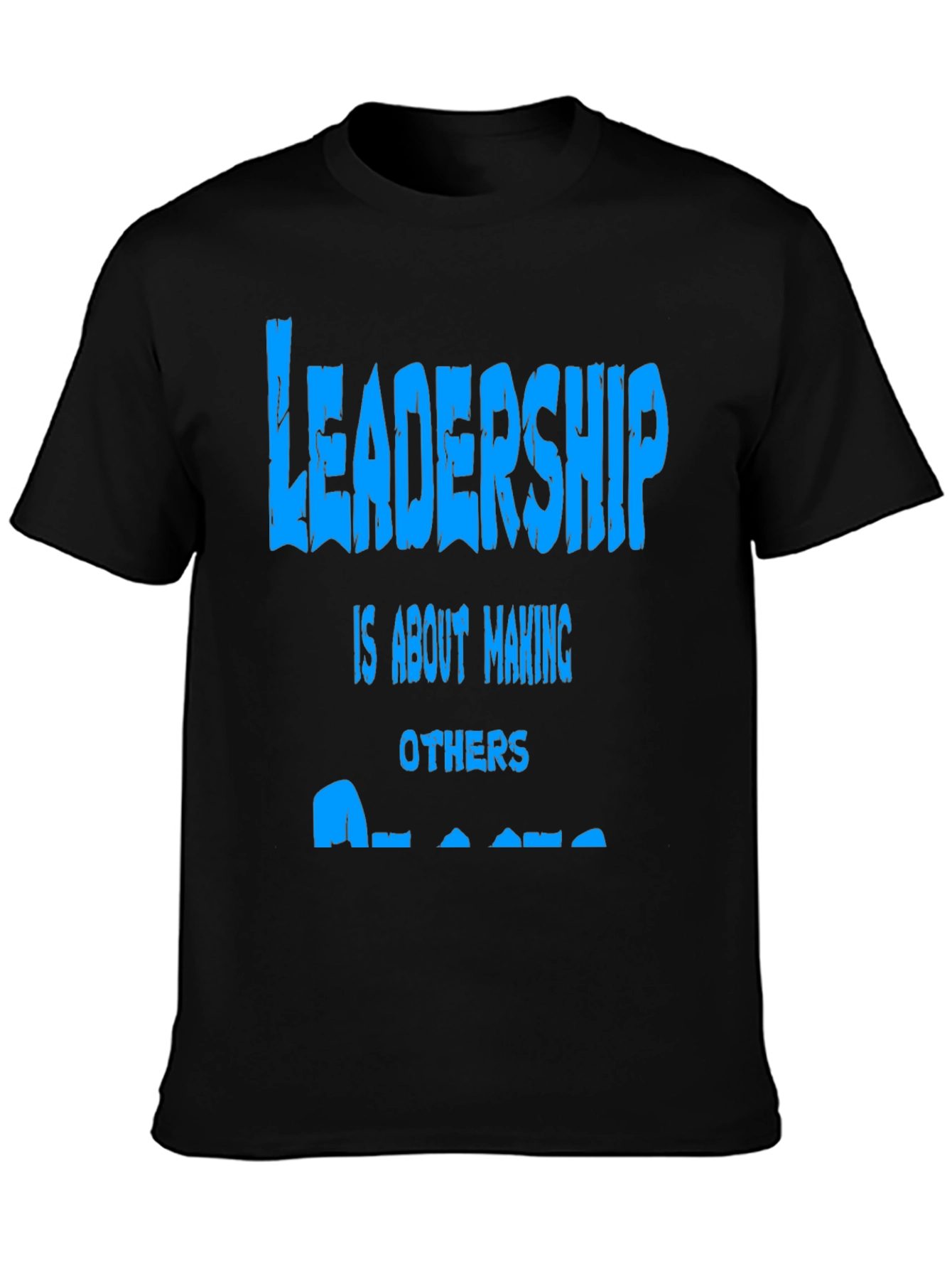Leadership Graphic Print Tee - Black