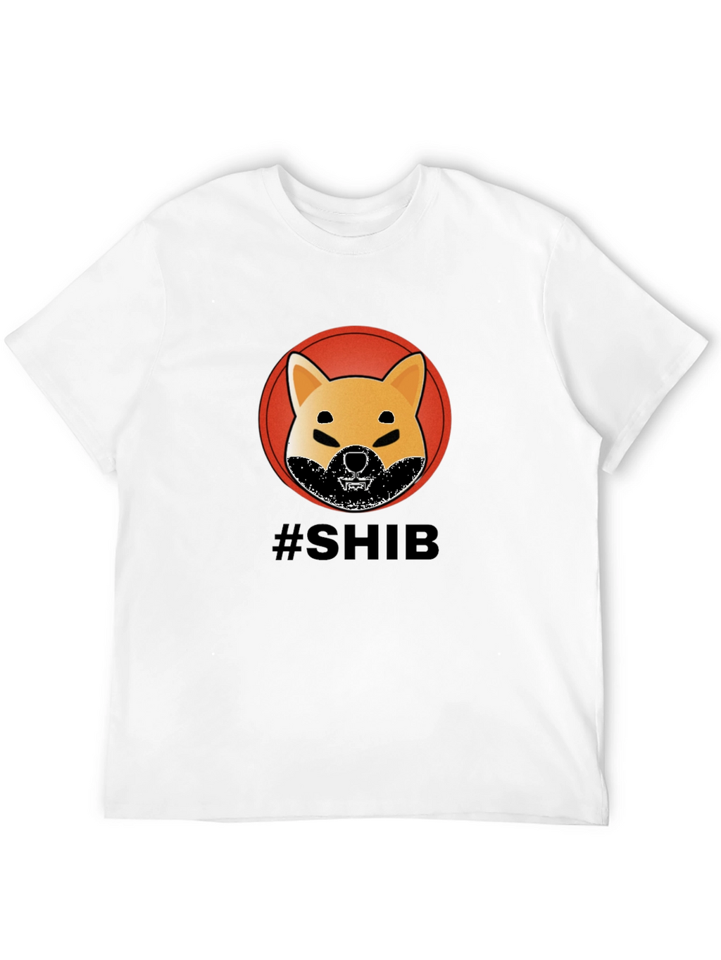 Mens Black SHIB T-Shirt - Crypto Doge