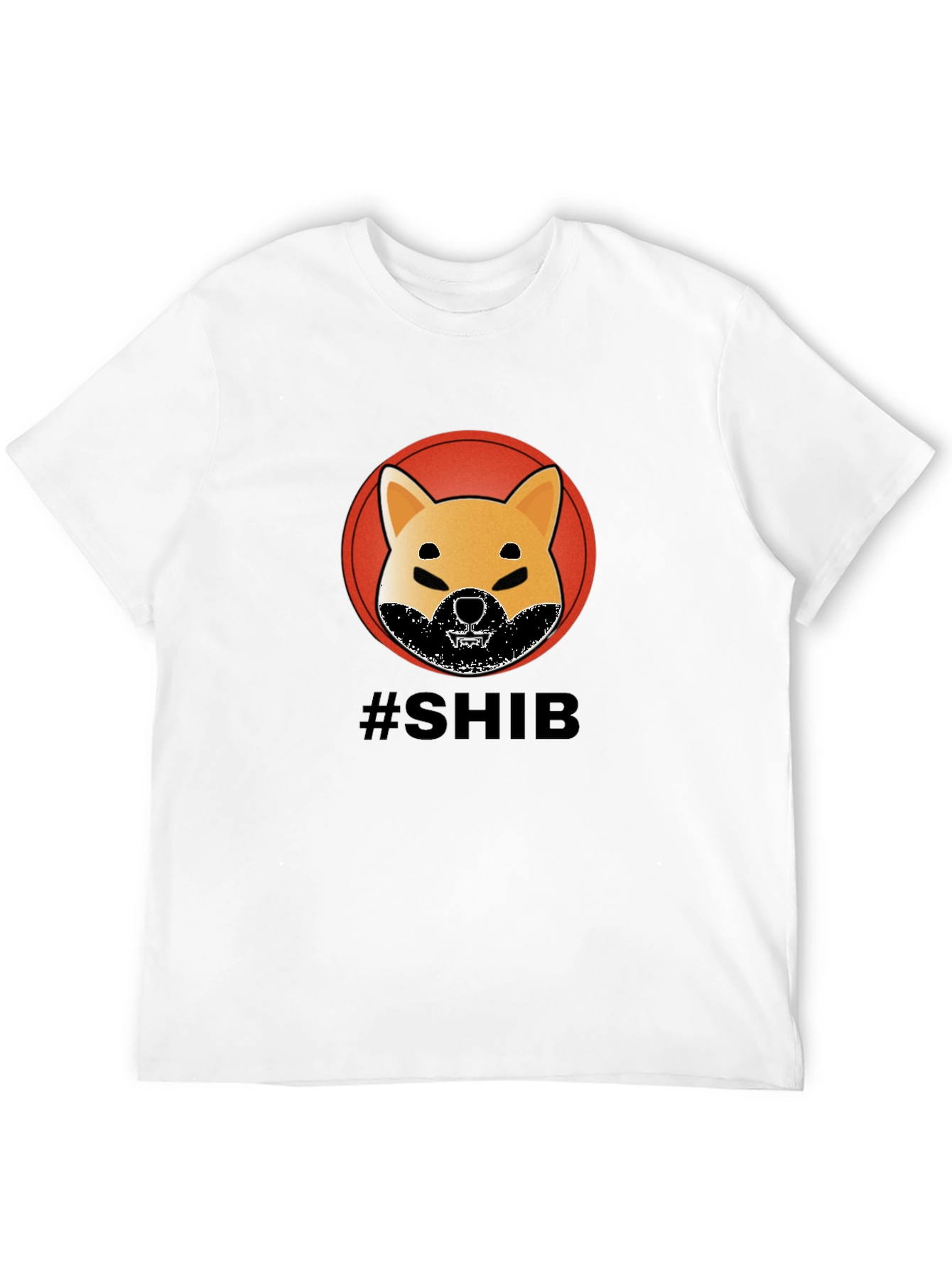 Mens Black SHIB T-Shirt - Crypto Doge