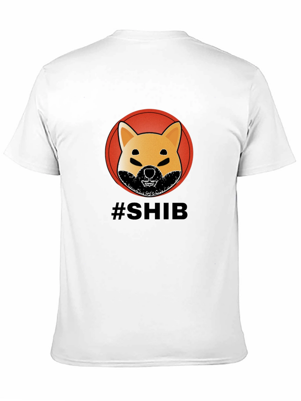 Mens Black SHIB T-Shirt - Crypto Doge