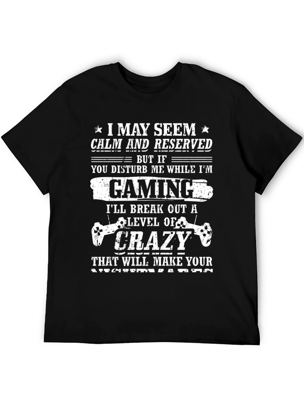 Gamer T-Shirt: Crazy Level Unleashed