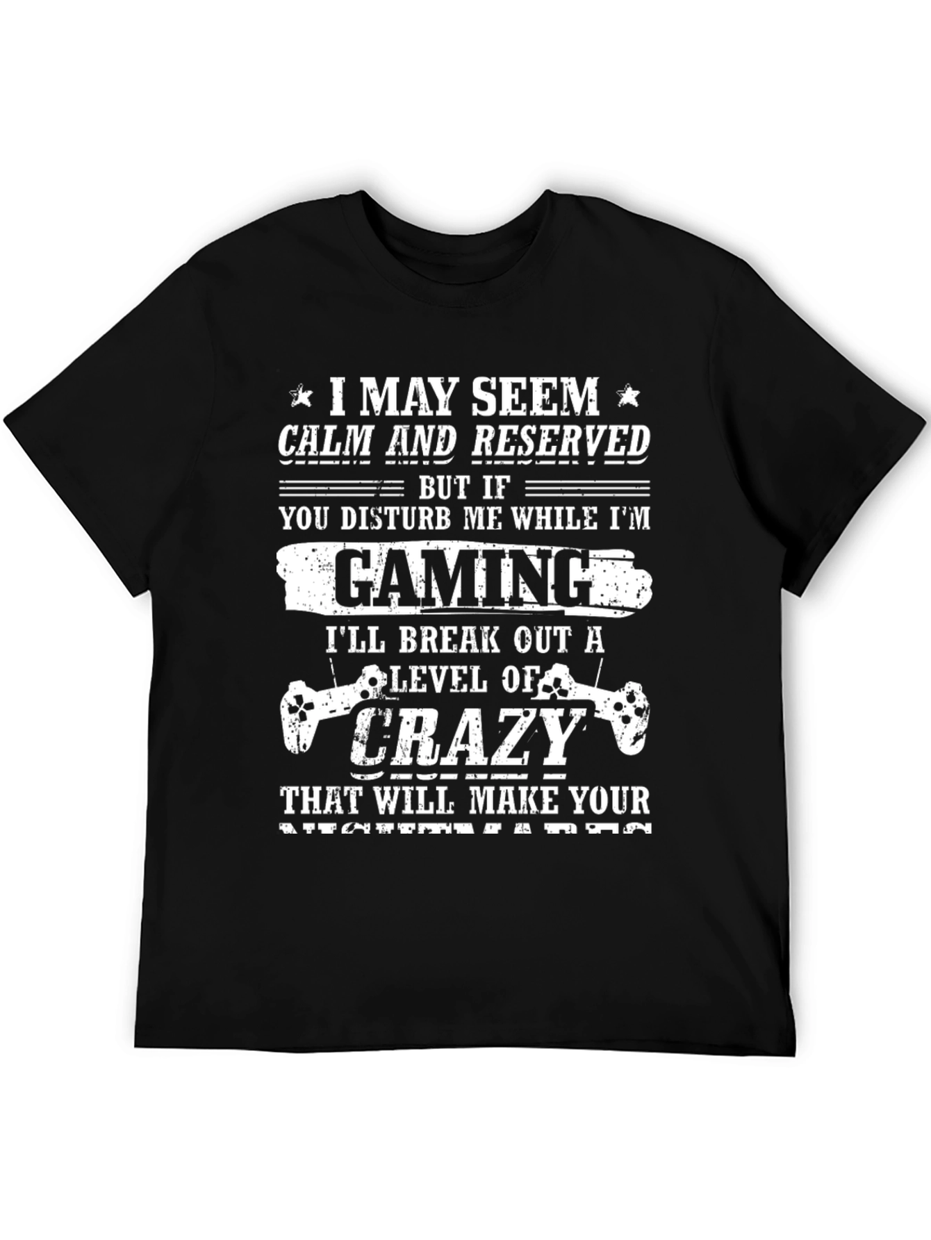 Gamer T-Shirt: Crazy Level Unleashed