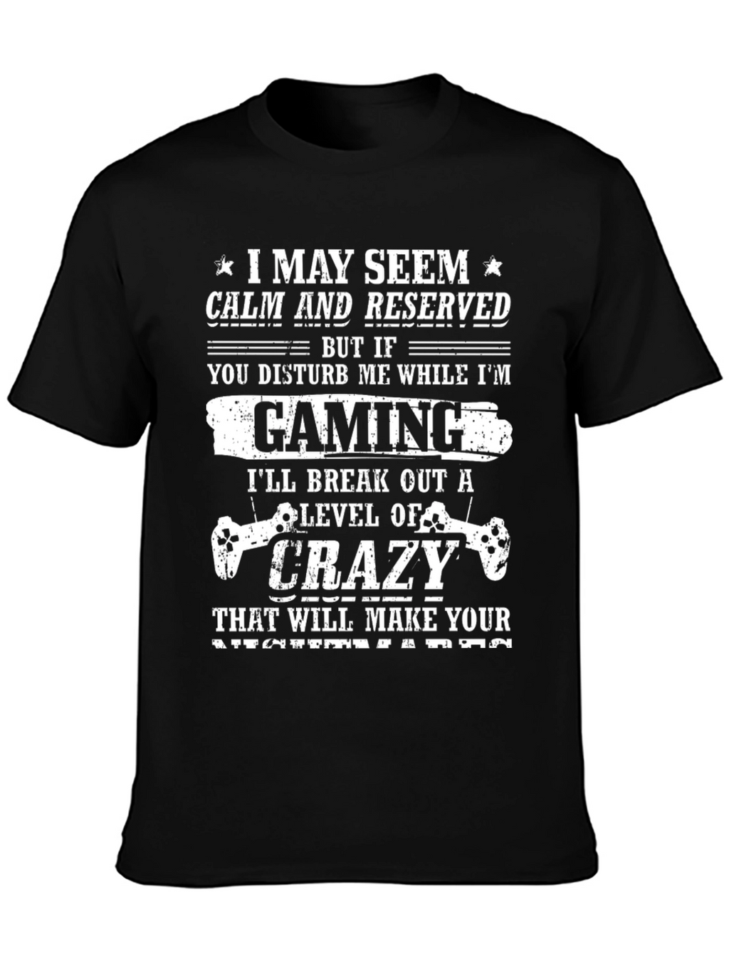 Gamer T-Shirt: Crazy Level Unleashed