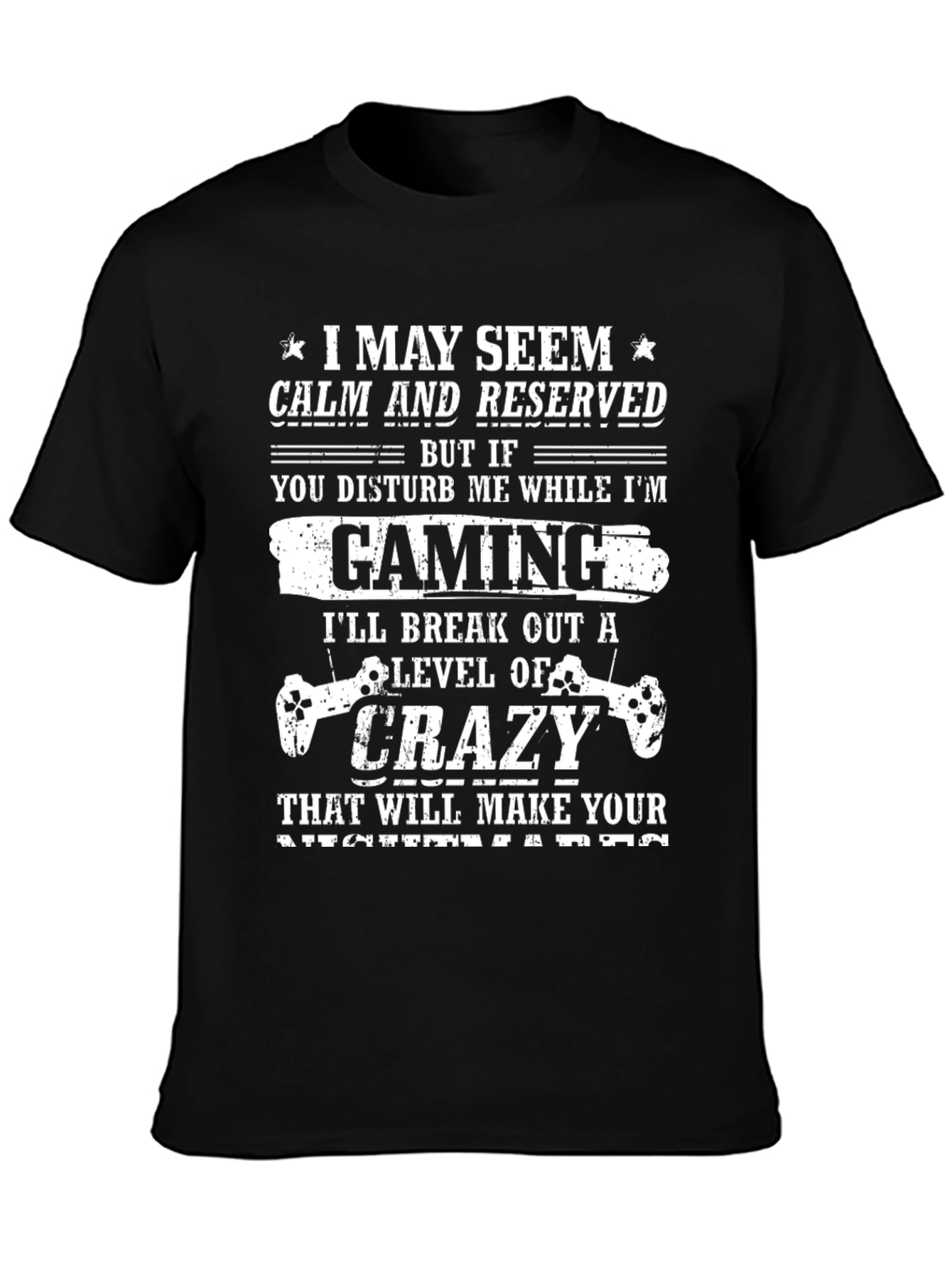 Gamer T-Shirt: Crazy Level Unleashed