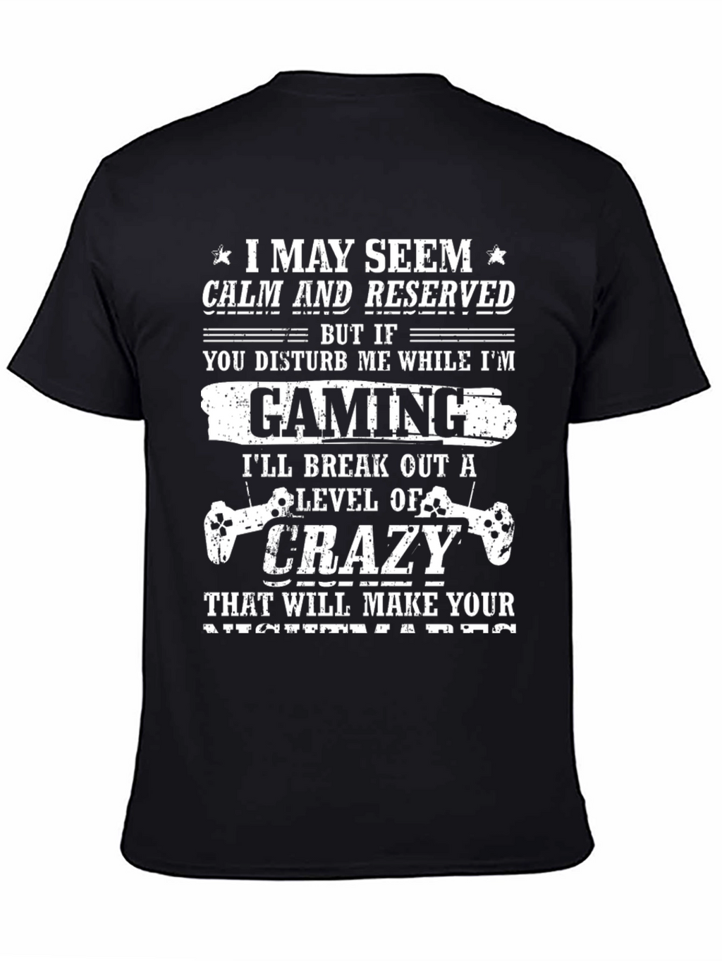 Gamer T-Shirt: Crazy Level Unleashed