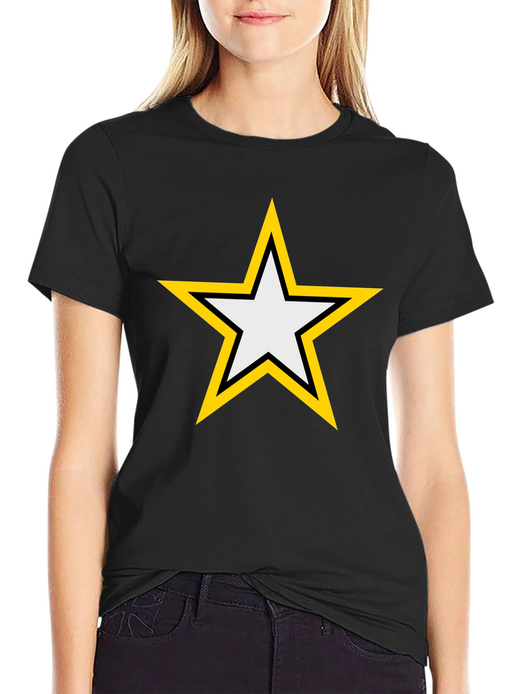 Classic Star Graphic Tee - Black