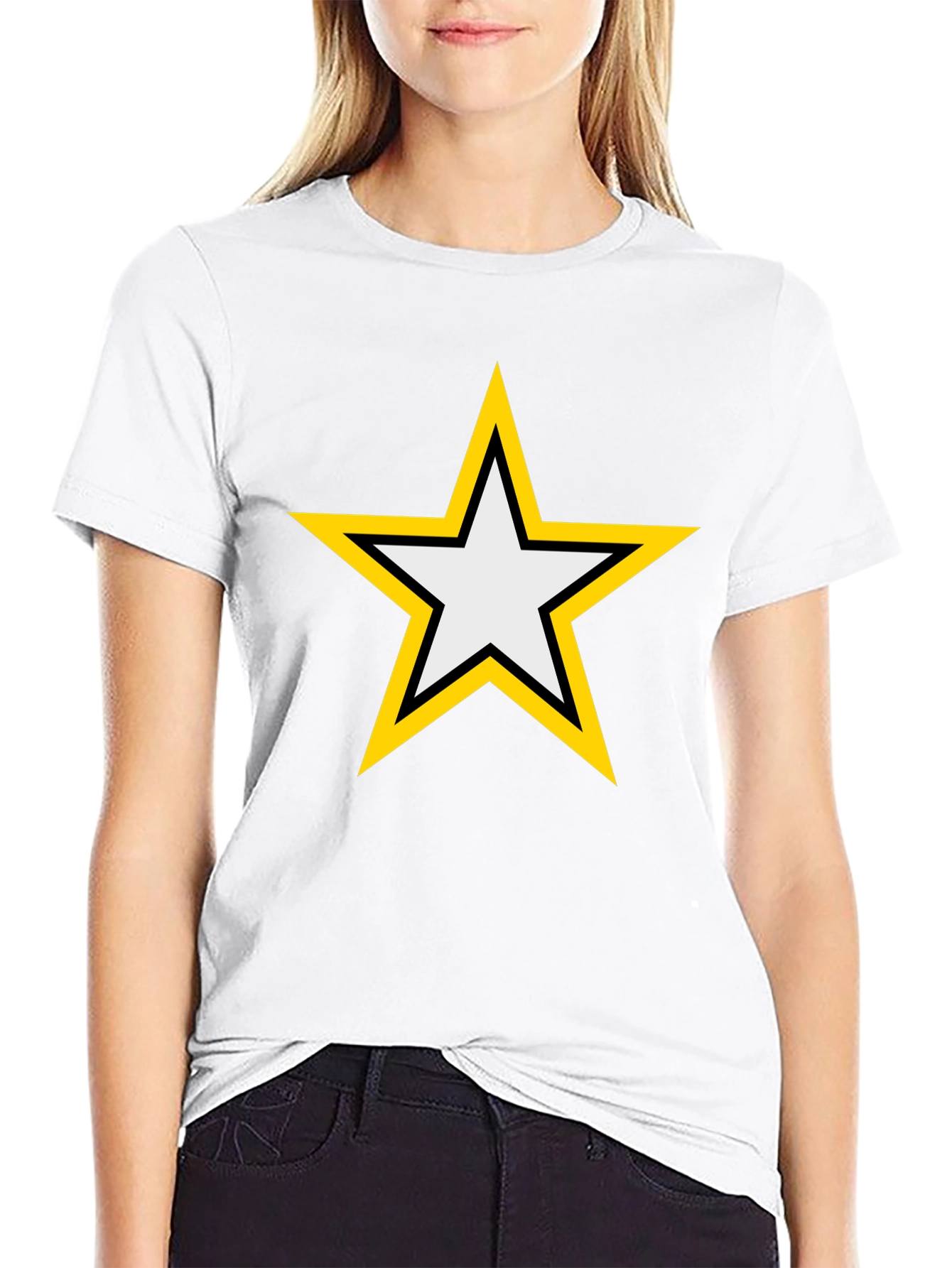 Classic Star Graphic Tee - Black