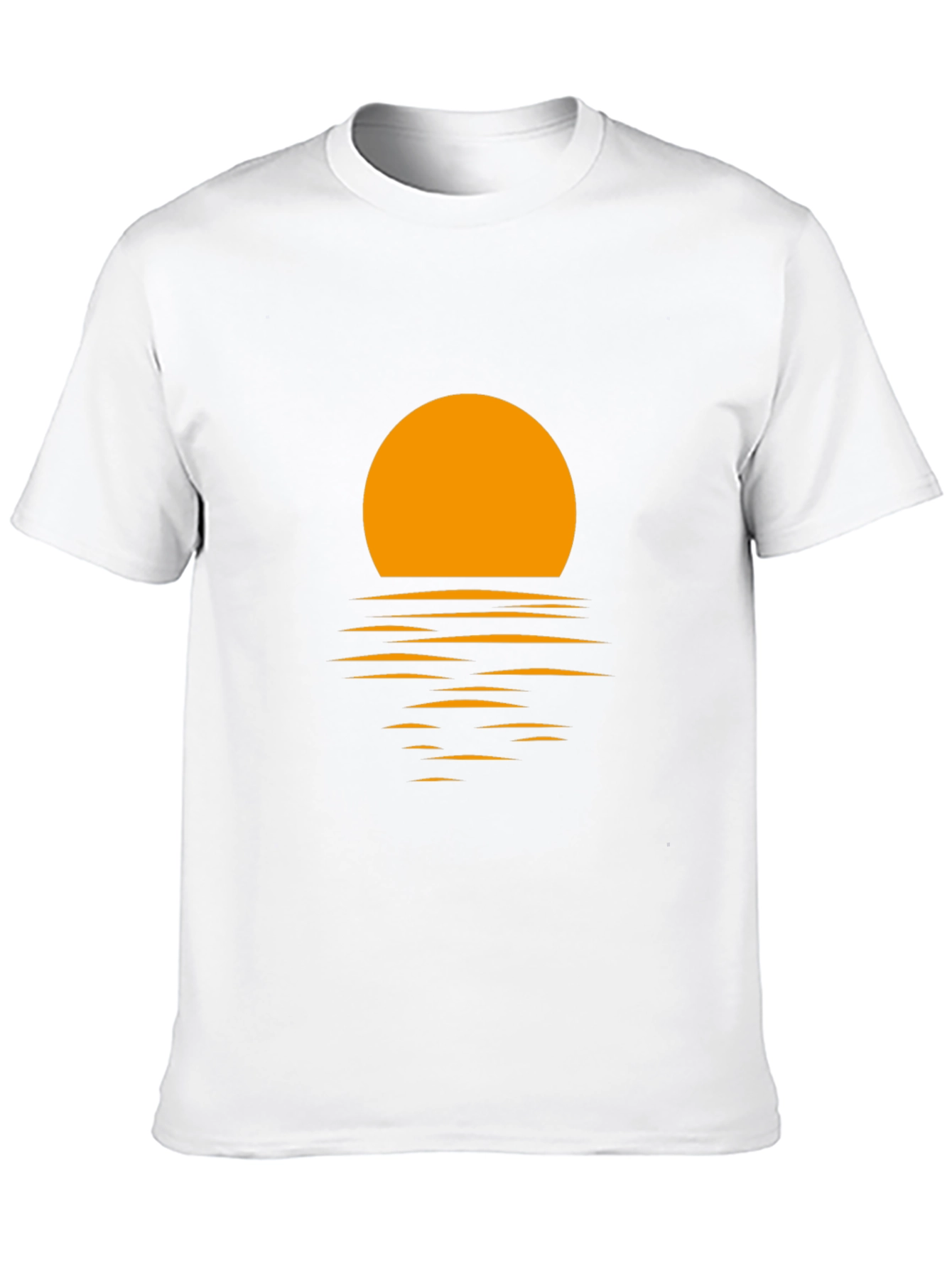 Sunset Graphic Tee - Black Cotton Blend