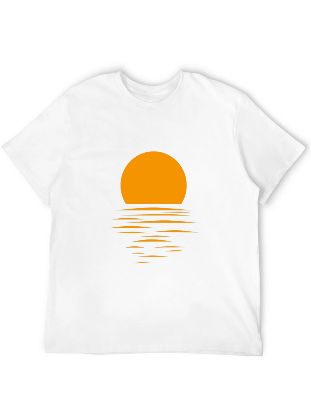 Sunset Graphic Tee - Black Cotton Blend