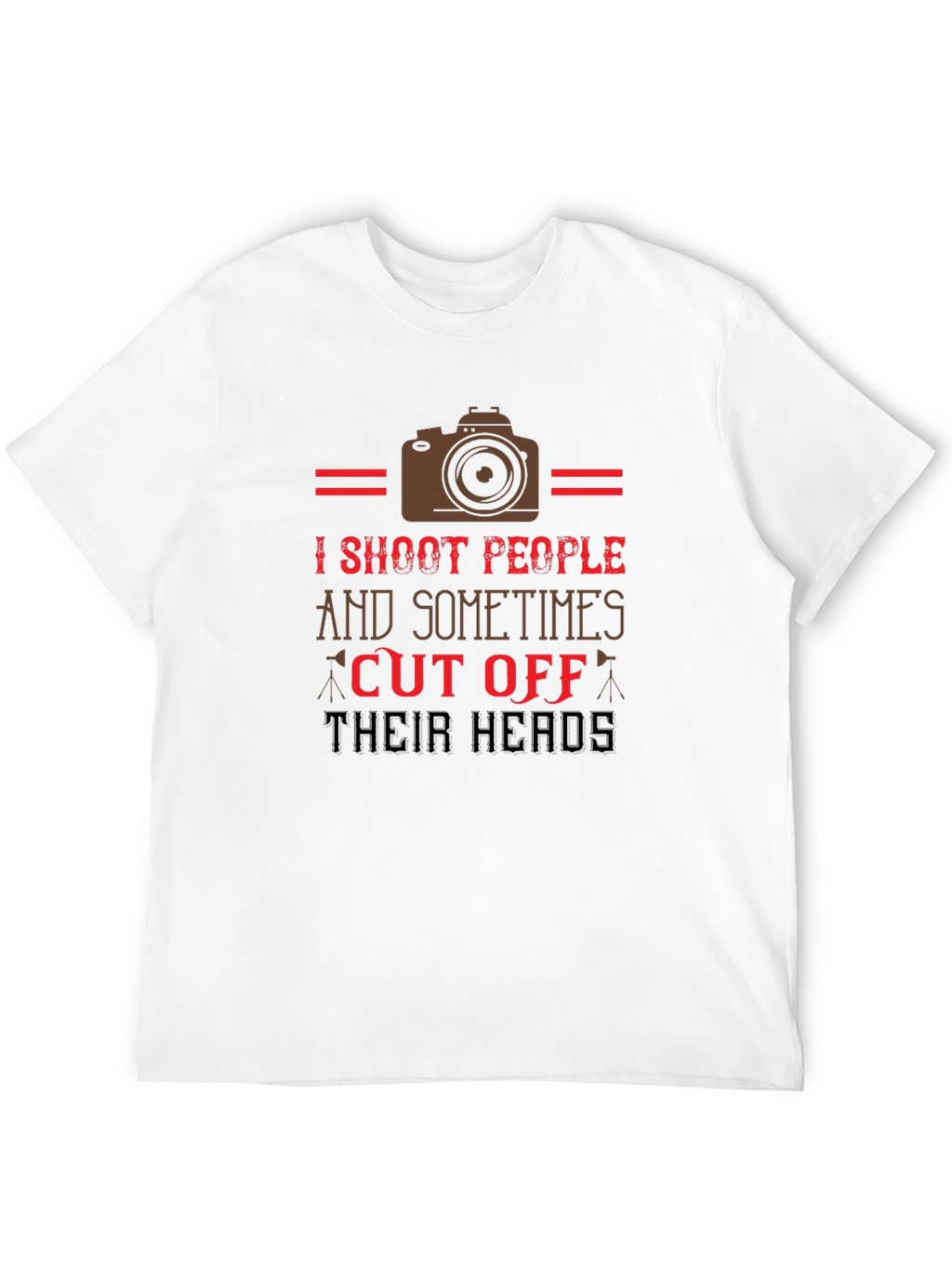 Humorous Photographer T-Shirt - I Shoot People
