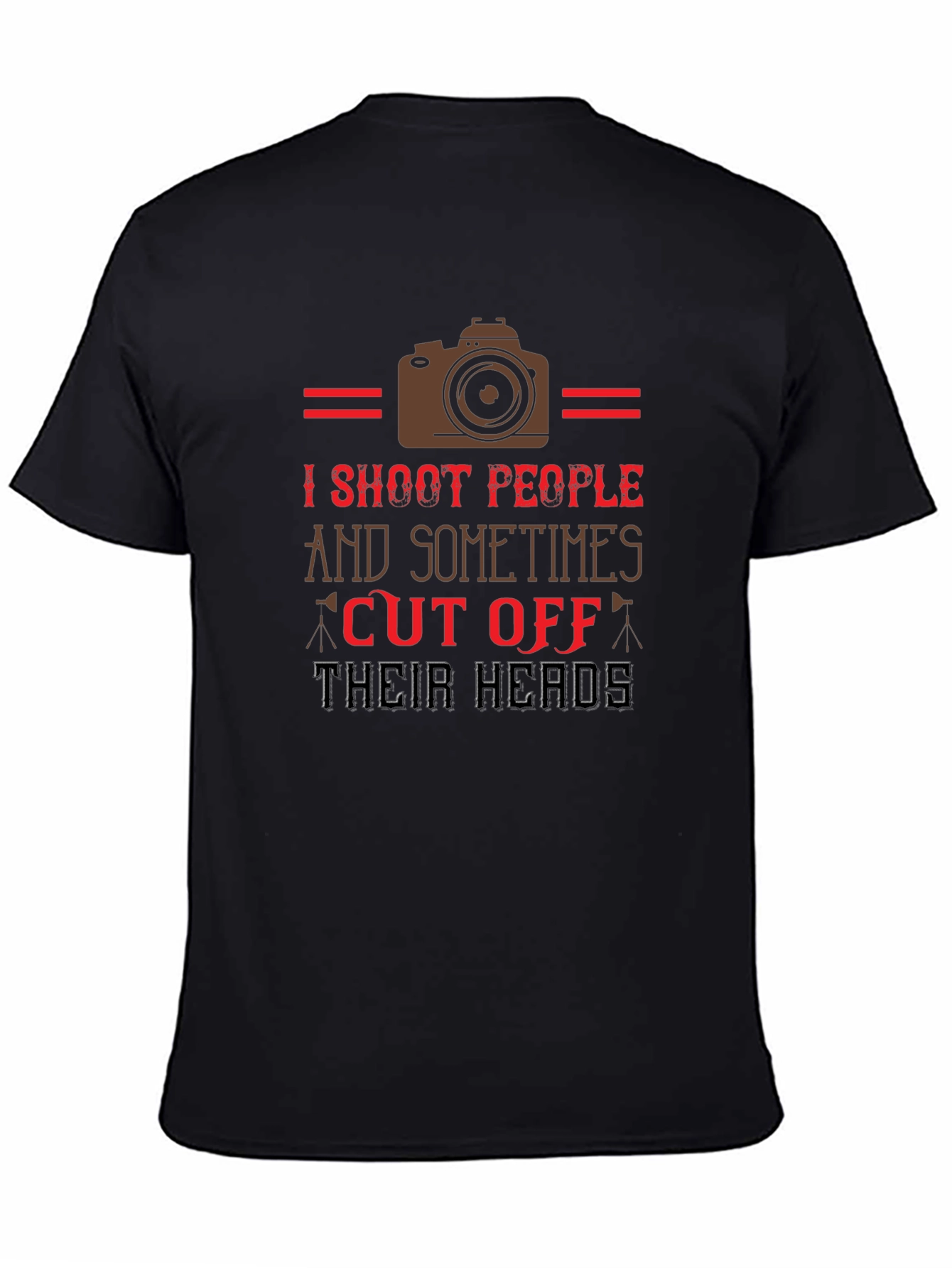 Humorous Photographer T-Shirt - I Shoot People