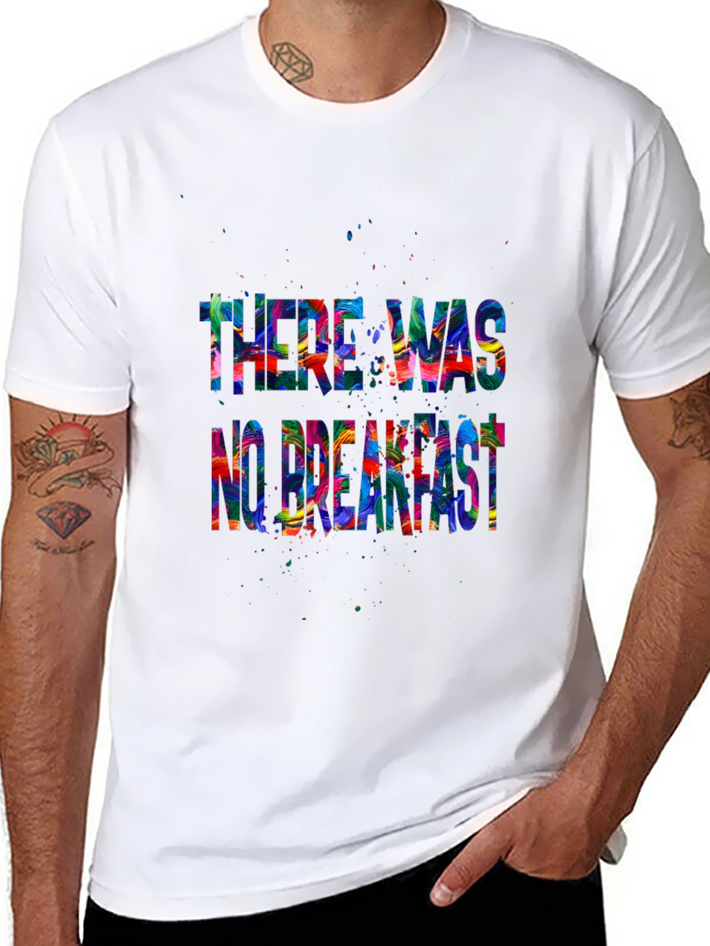 There Was No Breakfast Graphic Tee