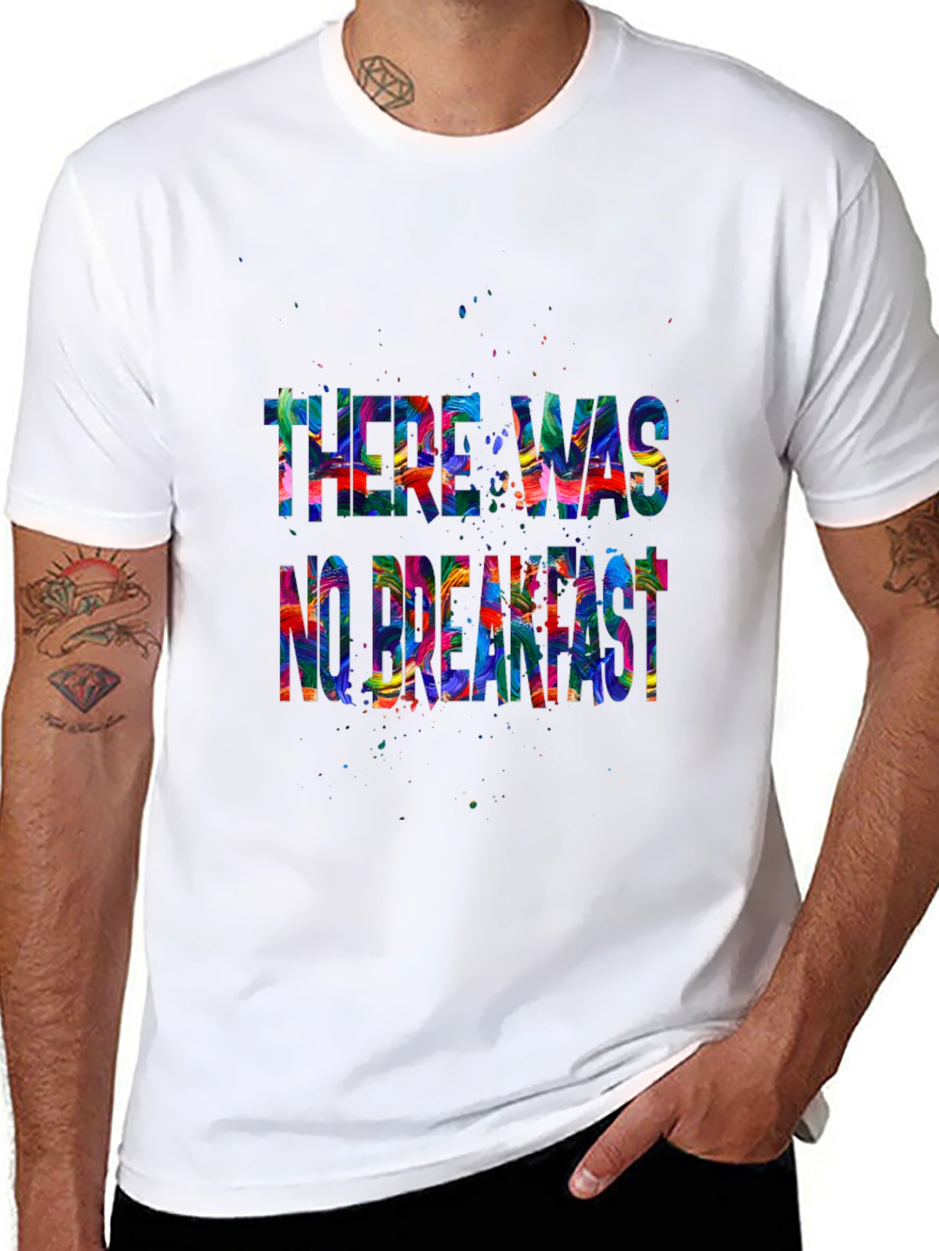 There Was No Breakfast Graphic Tee