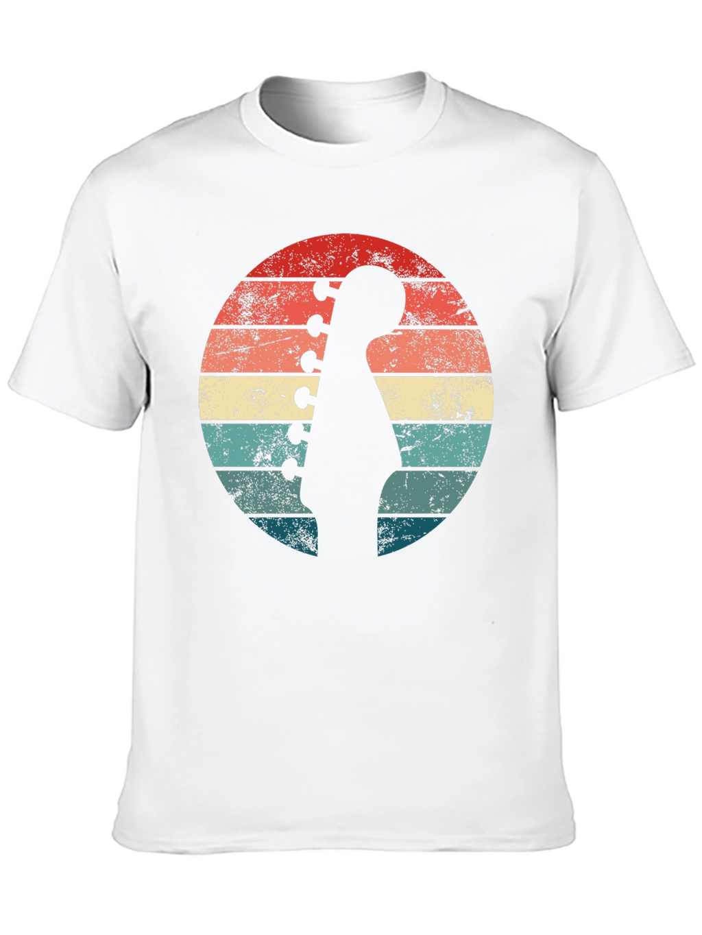 Retro Guitar Sunset T-Shirt - Musician Style