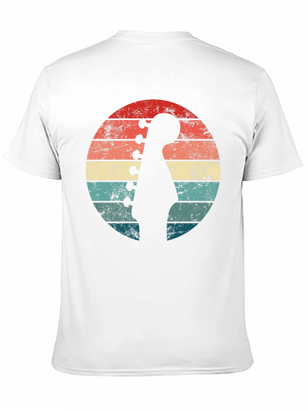 Retro Guitar Sunset T-Shirt - Musician Style